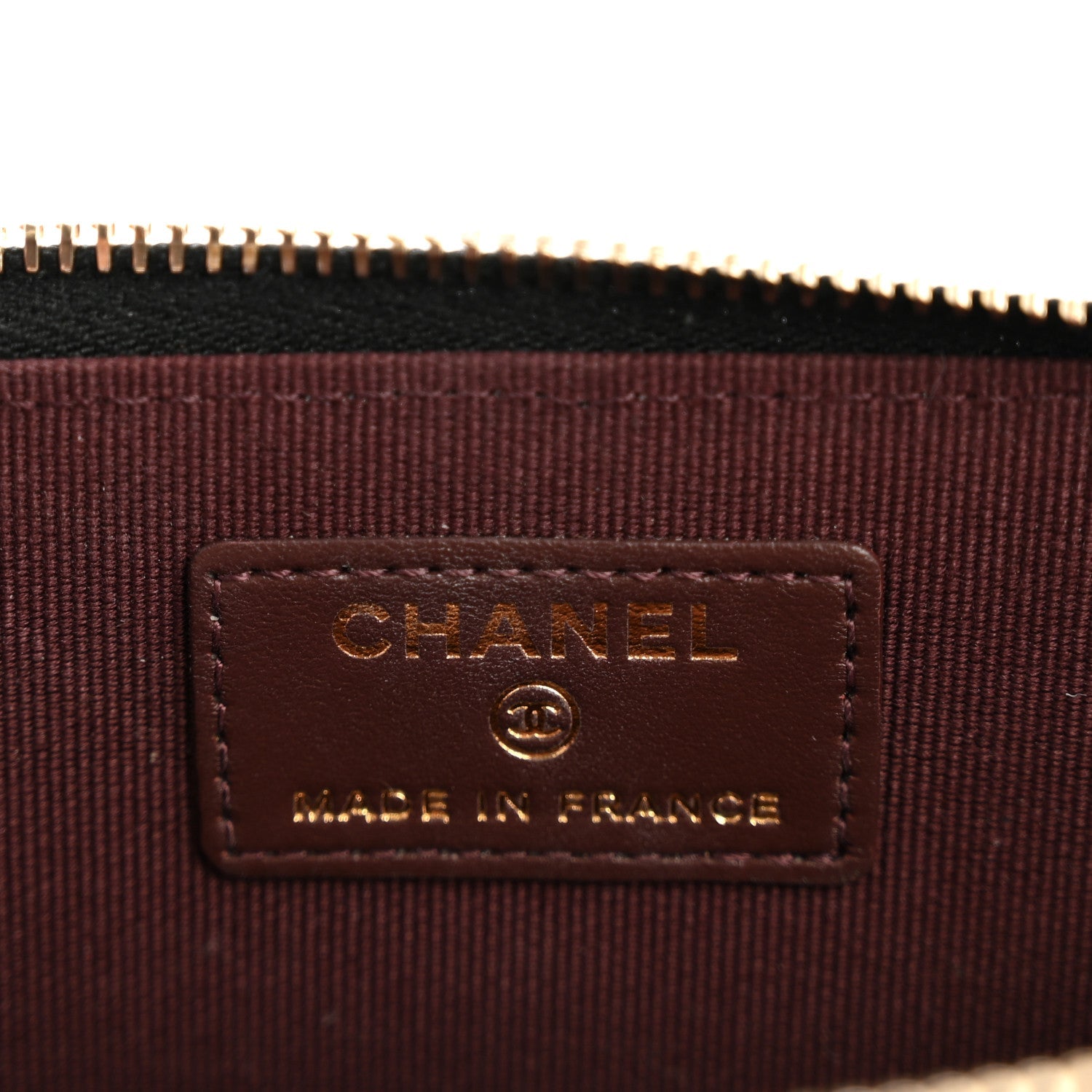 Caviar Quilted CC Zip Around Card Holder Black