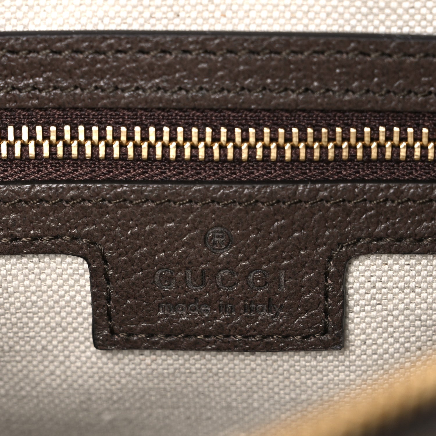 GG Supreme Monogram Textured Dollar Calfskin Web Studded Mini Ophidia Flap Shoulder Bag Beige Ebony New Acero