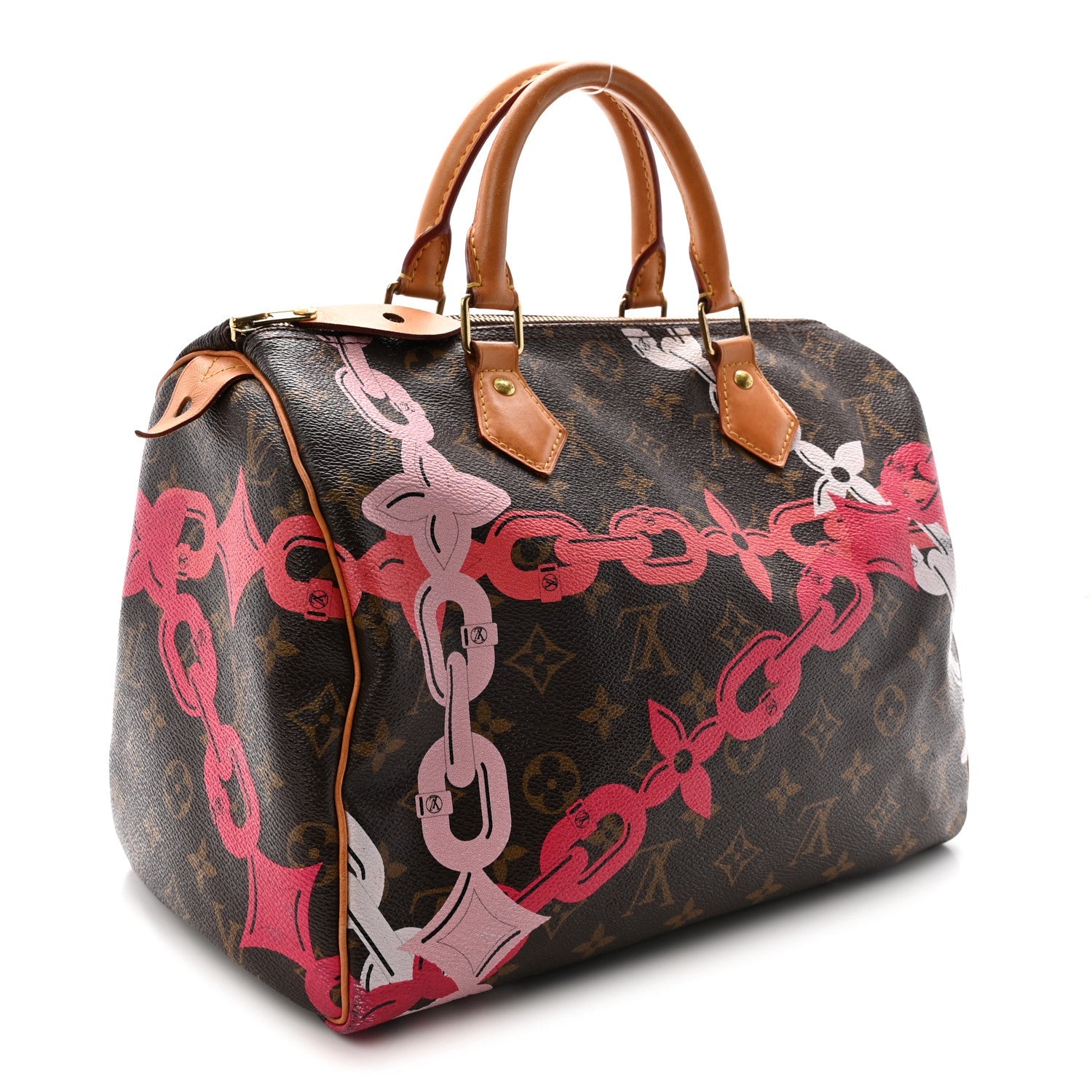 Monogram Bay Speedy 30 Rose Ballerine Poppy
