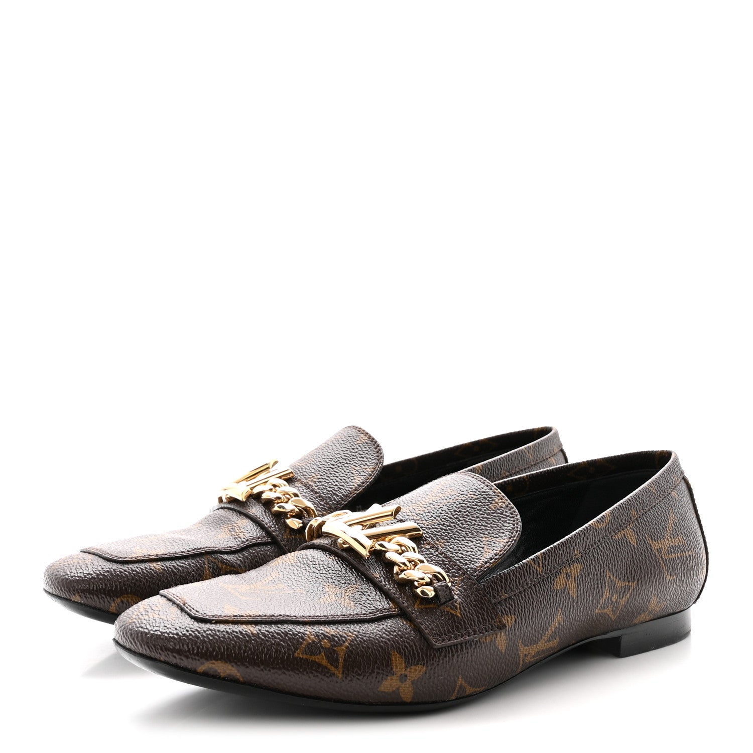 Monogram Upper Case Flat Loafer 38.5
