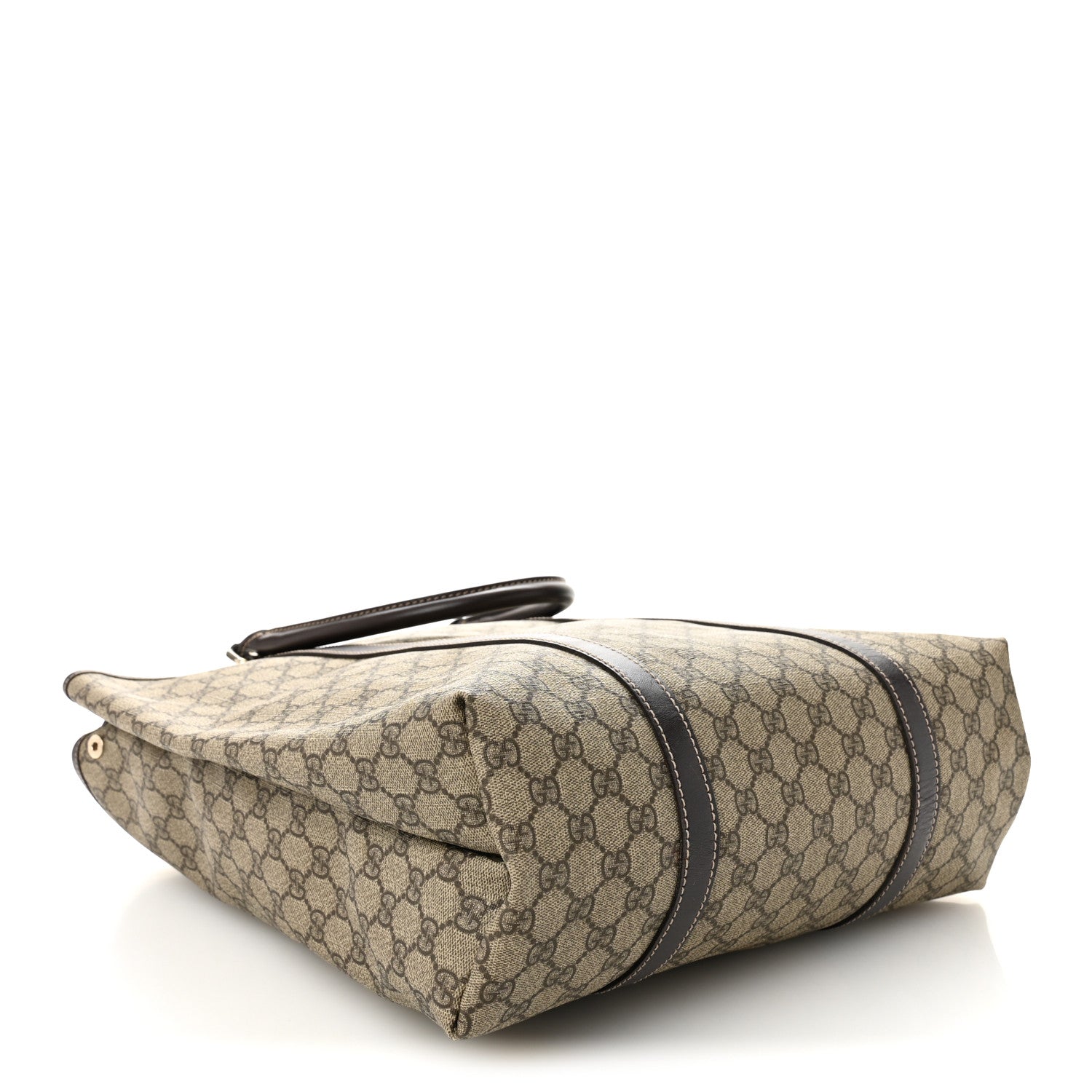 GG Plus Monogram Joy Vertical Tote Dark Brown