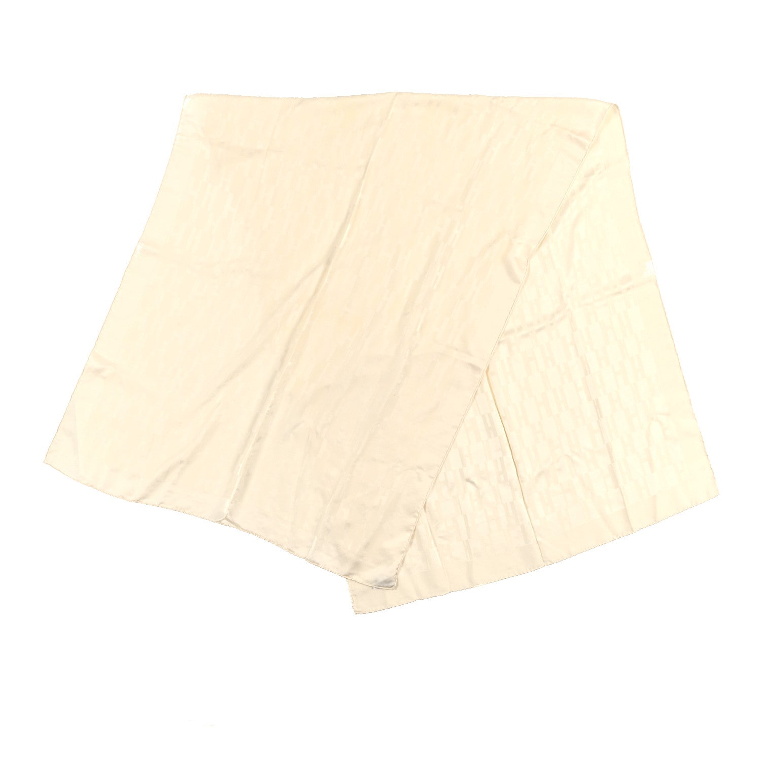 Silk Wool Faconnee Grand H Scarf