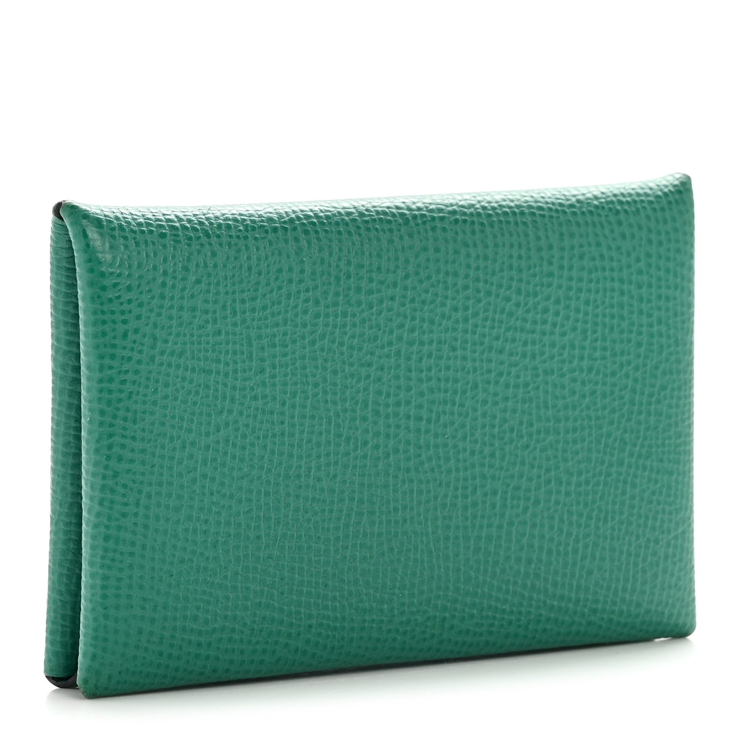 Epsom Calvi Card Case Vert Jade