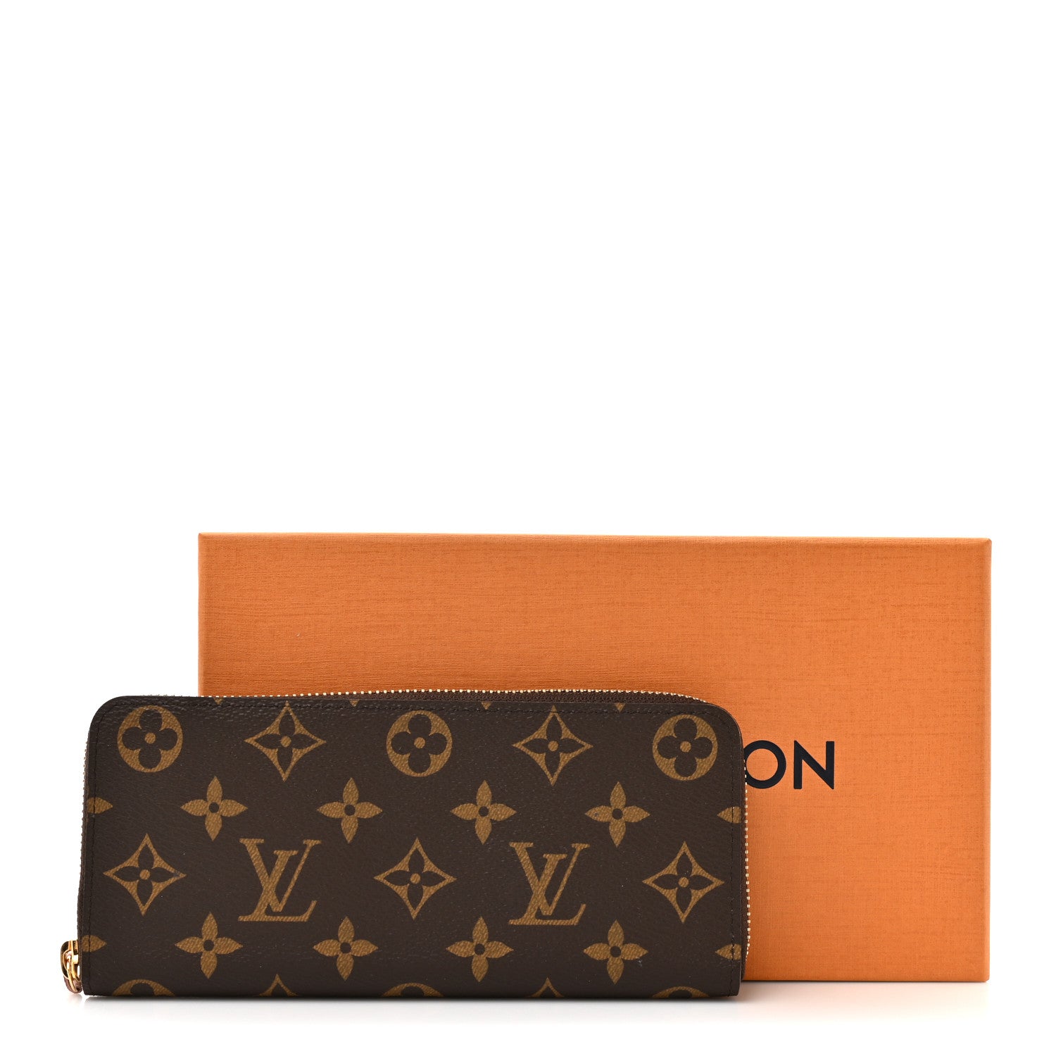 Monogram Clemence Wallet Rose Ballerine