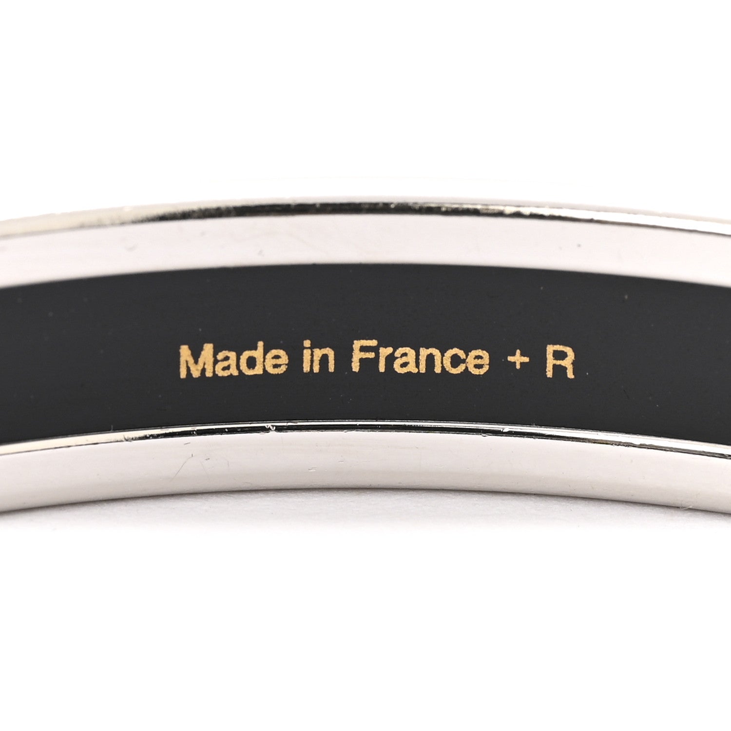 Enamel Printed Narrow Caleche Bracelet 65 Rose Dragee