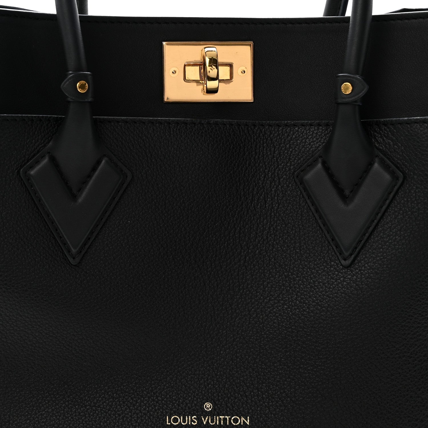Calfskin Monogram Tufting On My Side Black