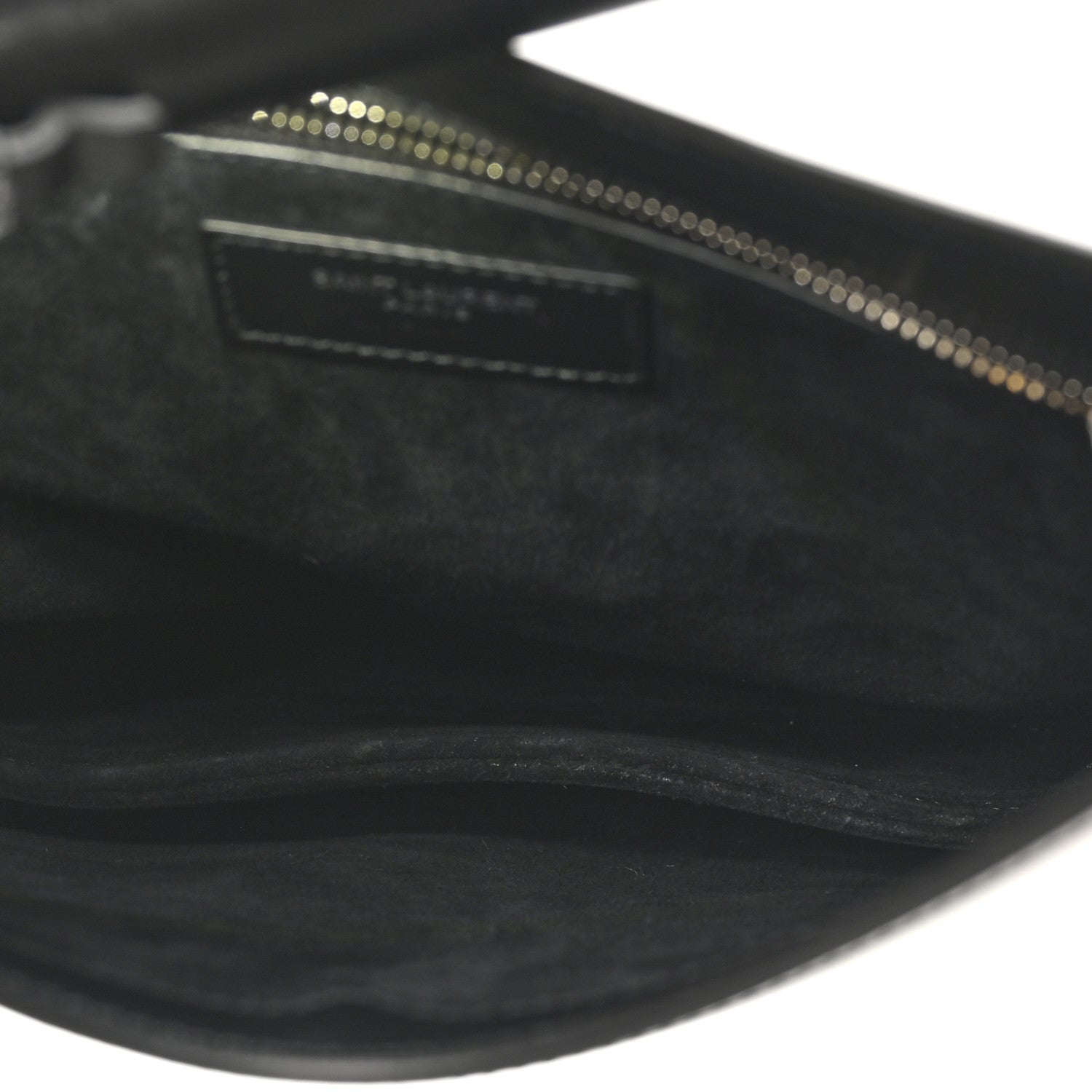 Patent Calfskin Sadie Shoulder Bag Black