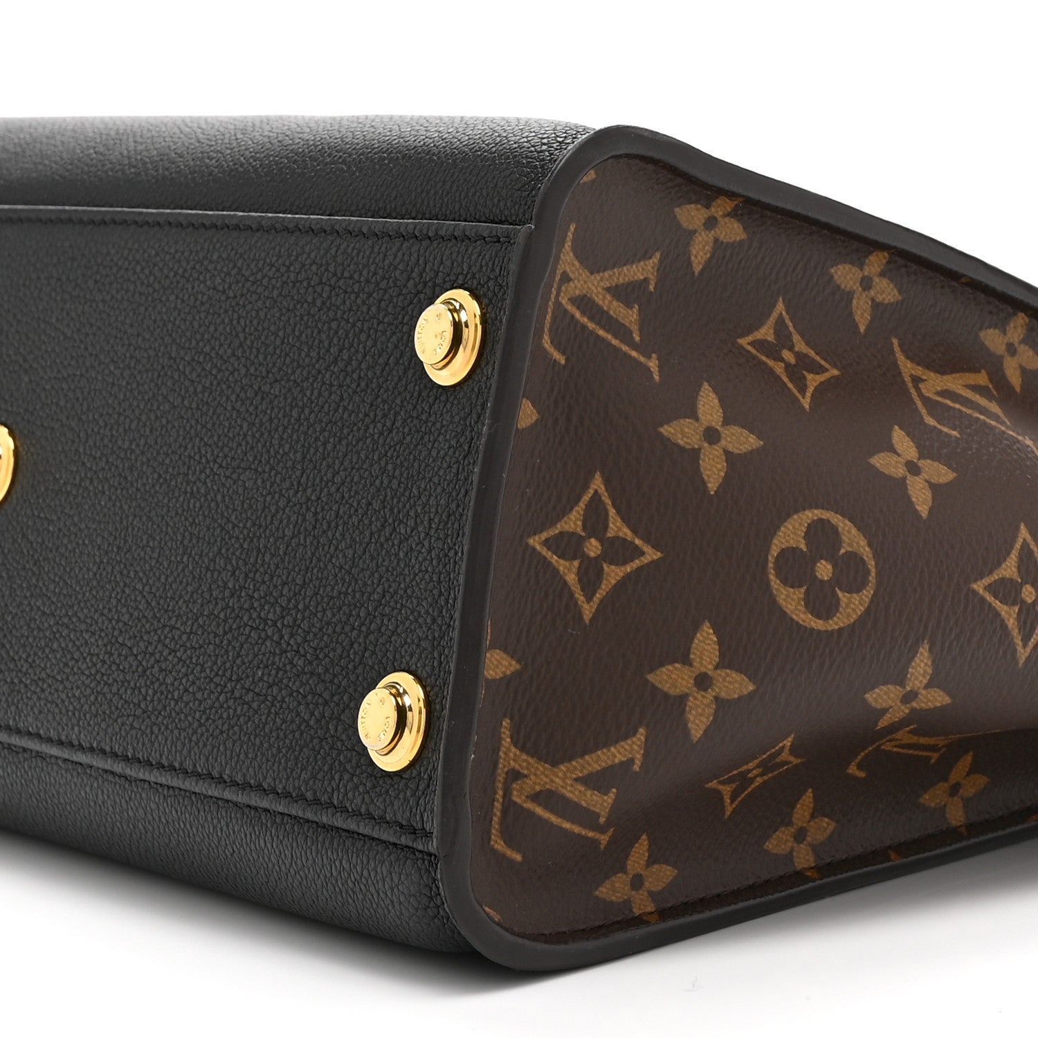 Calfskin Monogram On My Side Black