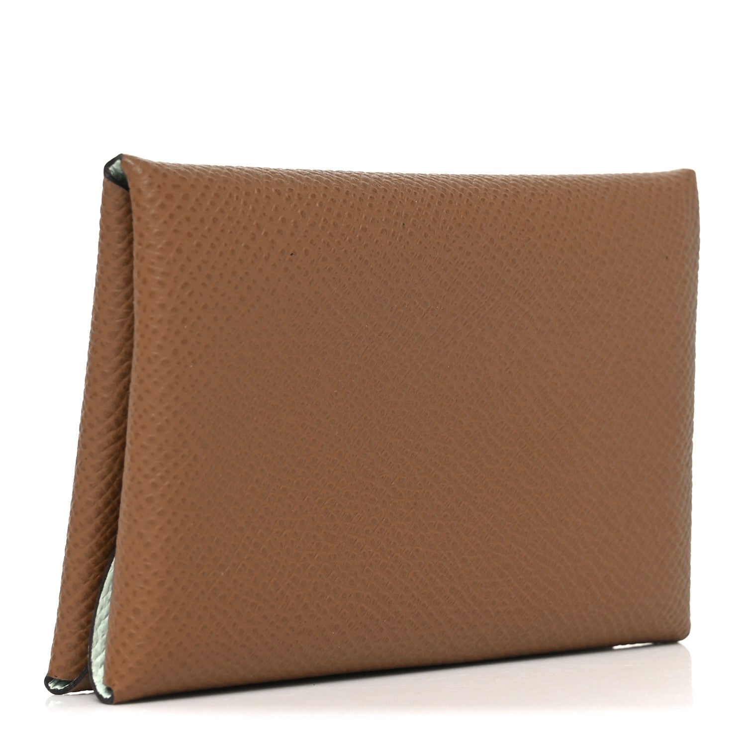 Epsom Verso Calvi Duo Card Case Alezan Vert Peppermint