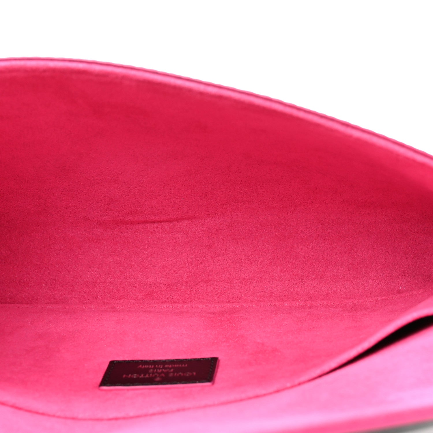 Epi Pochette Felicie Black Hot Pink