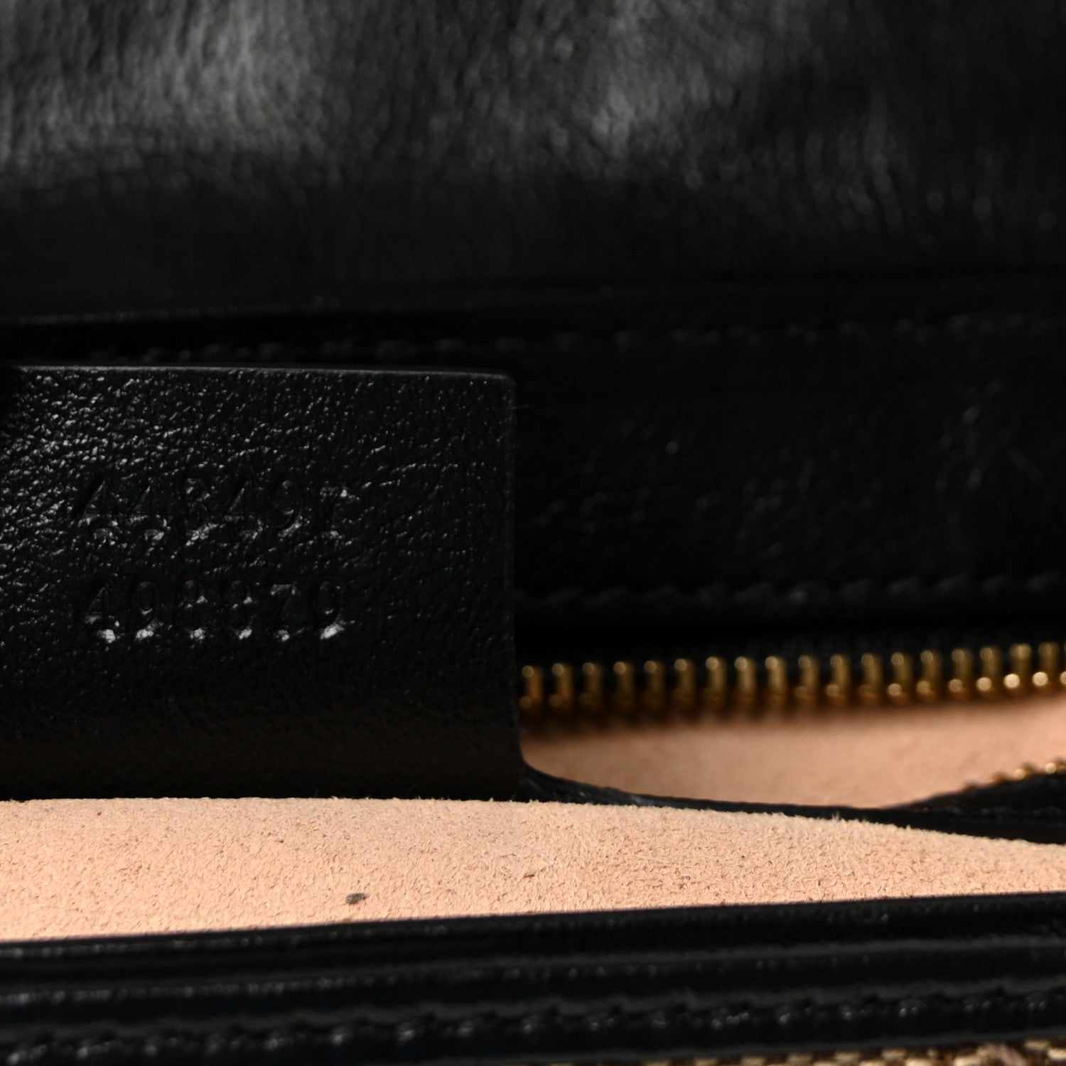Monogram Matelasse Diagonal Small GG Marmont Shoulder Bag Beige Black