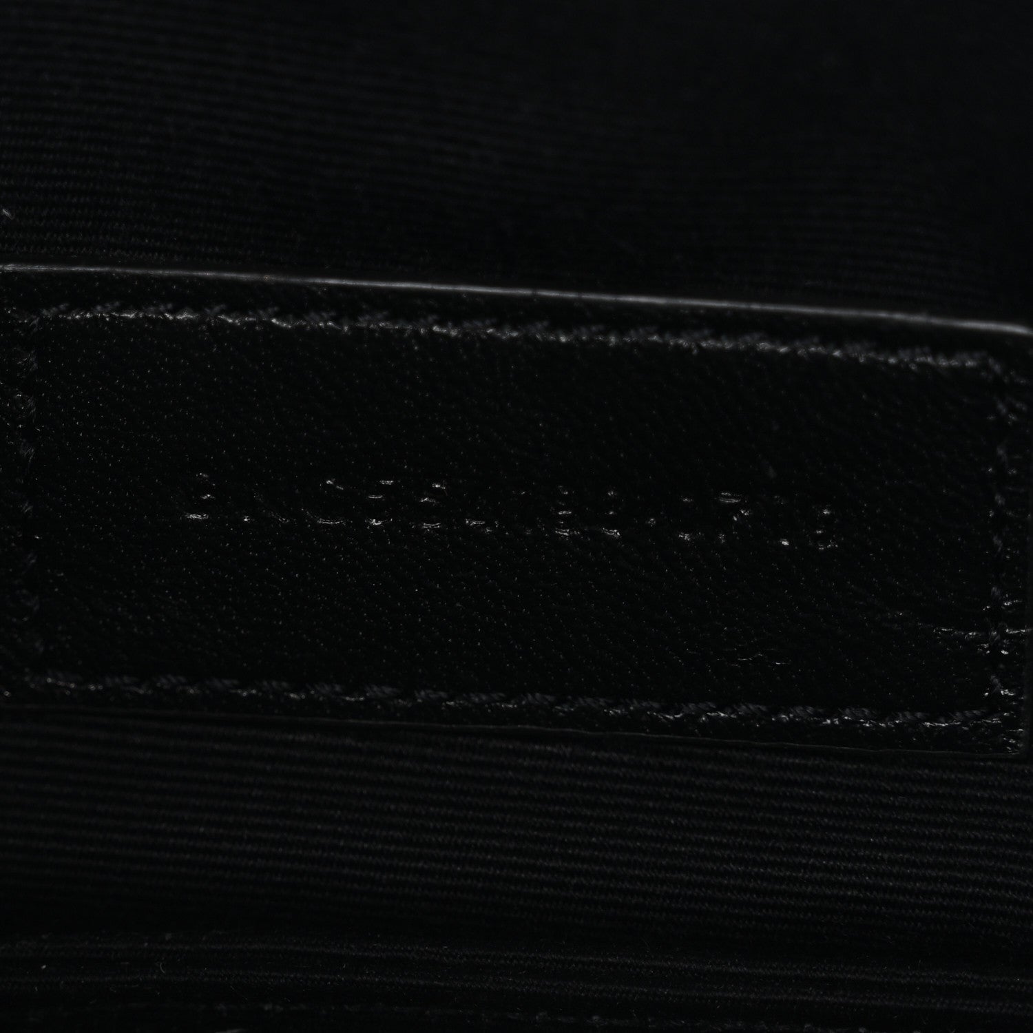 Grain De Poudre Square Dot Monogram Bill Pouch White Black
