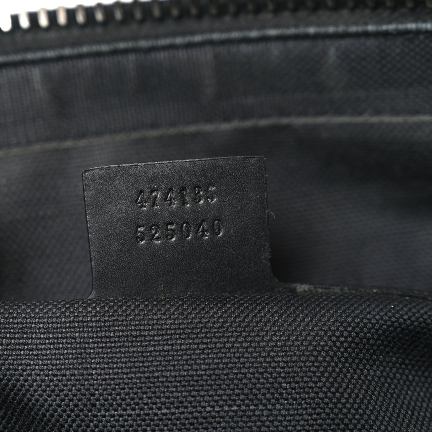 GG Supreme Monogram Appia Calfskin Web Briefcase Black