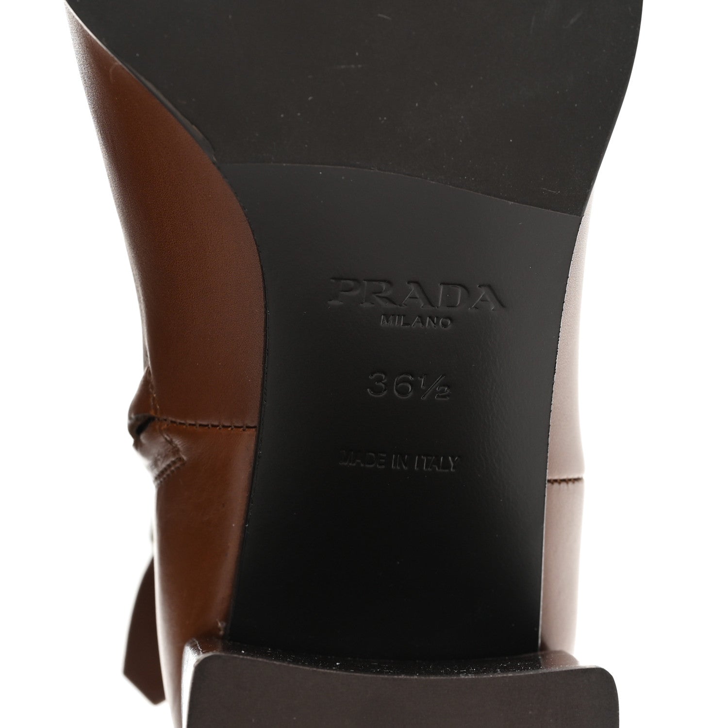 Vitello Triangle Ankle Boots 36.5 Cognac