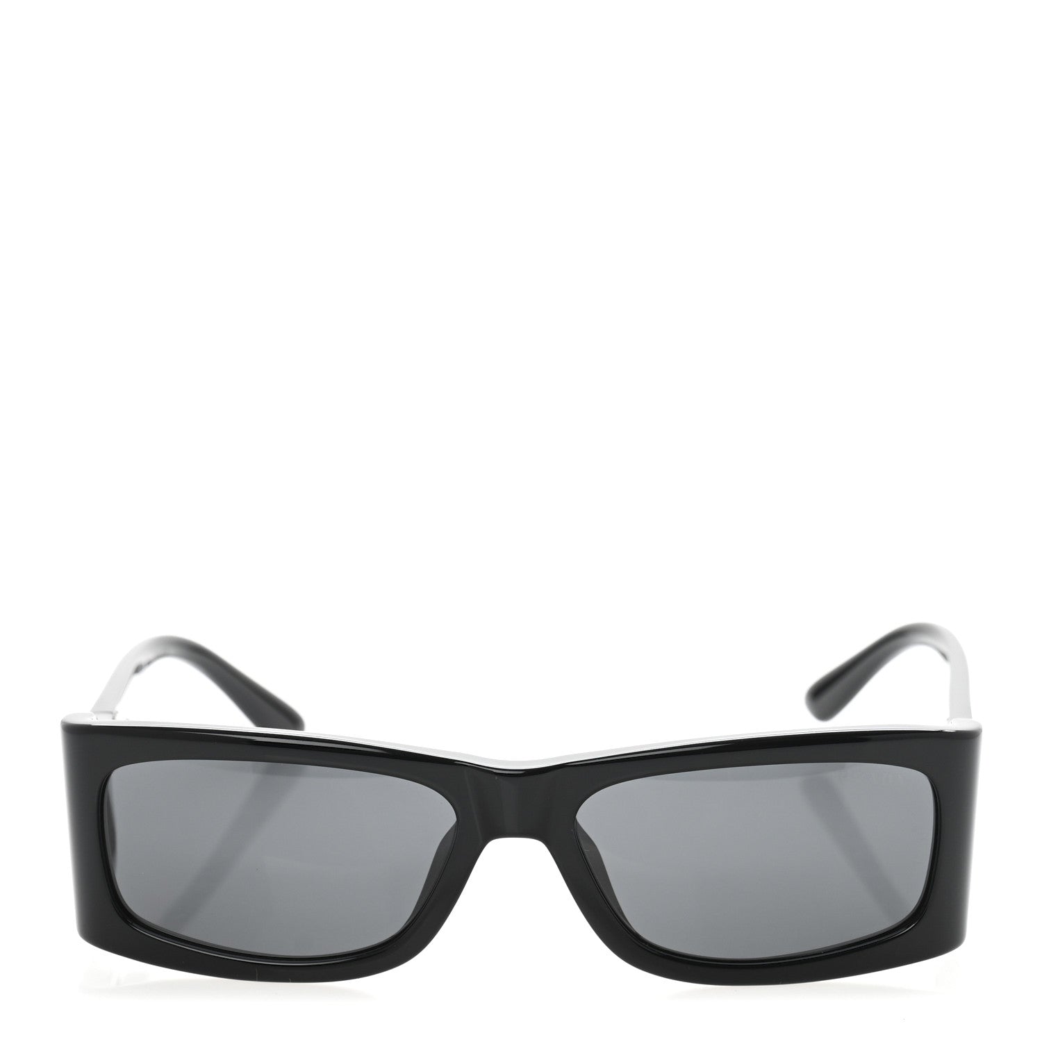 Acetate Rectangular Sunglasses SPR B03 Black