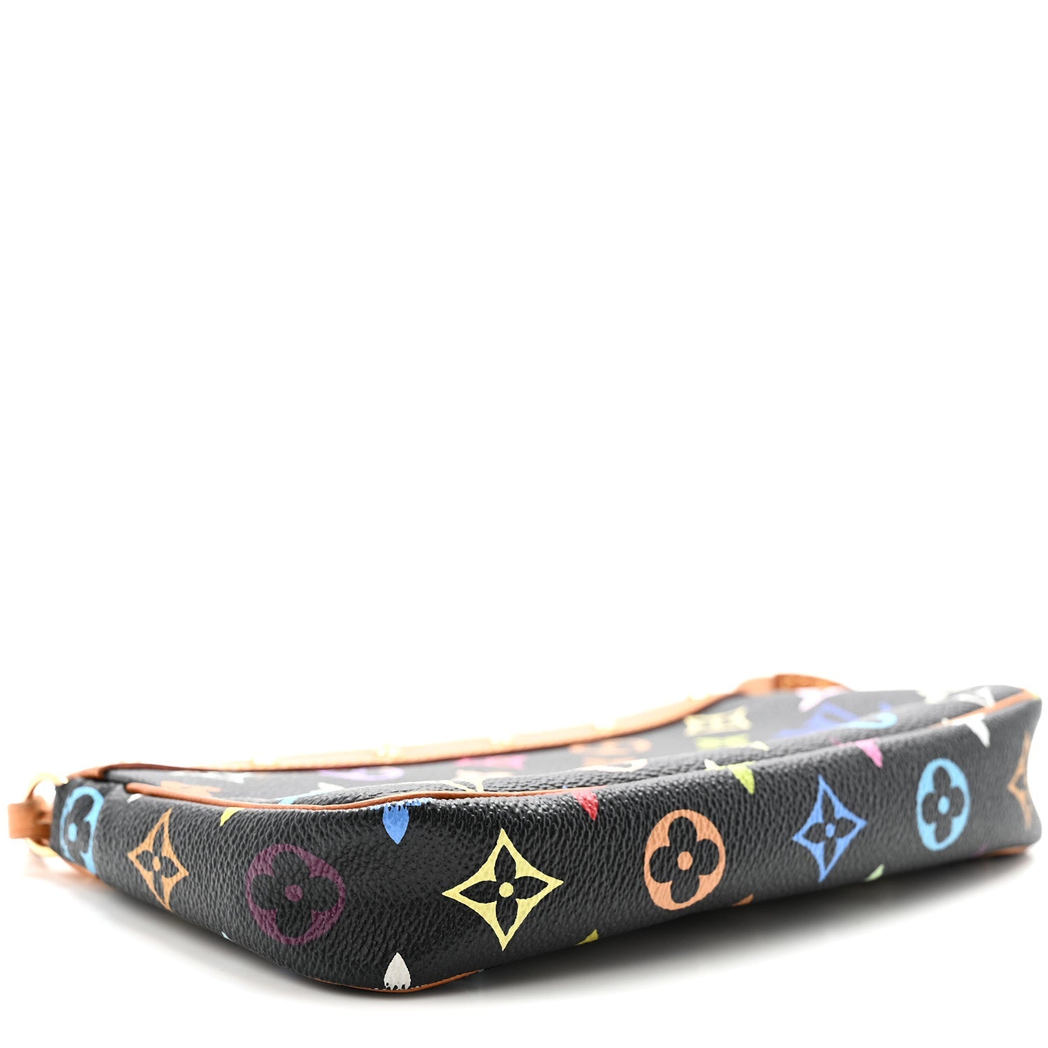 Monogram Multicolor Pochette Accessories Black