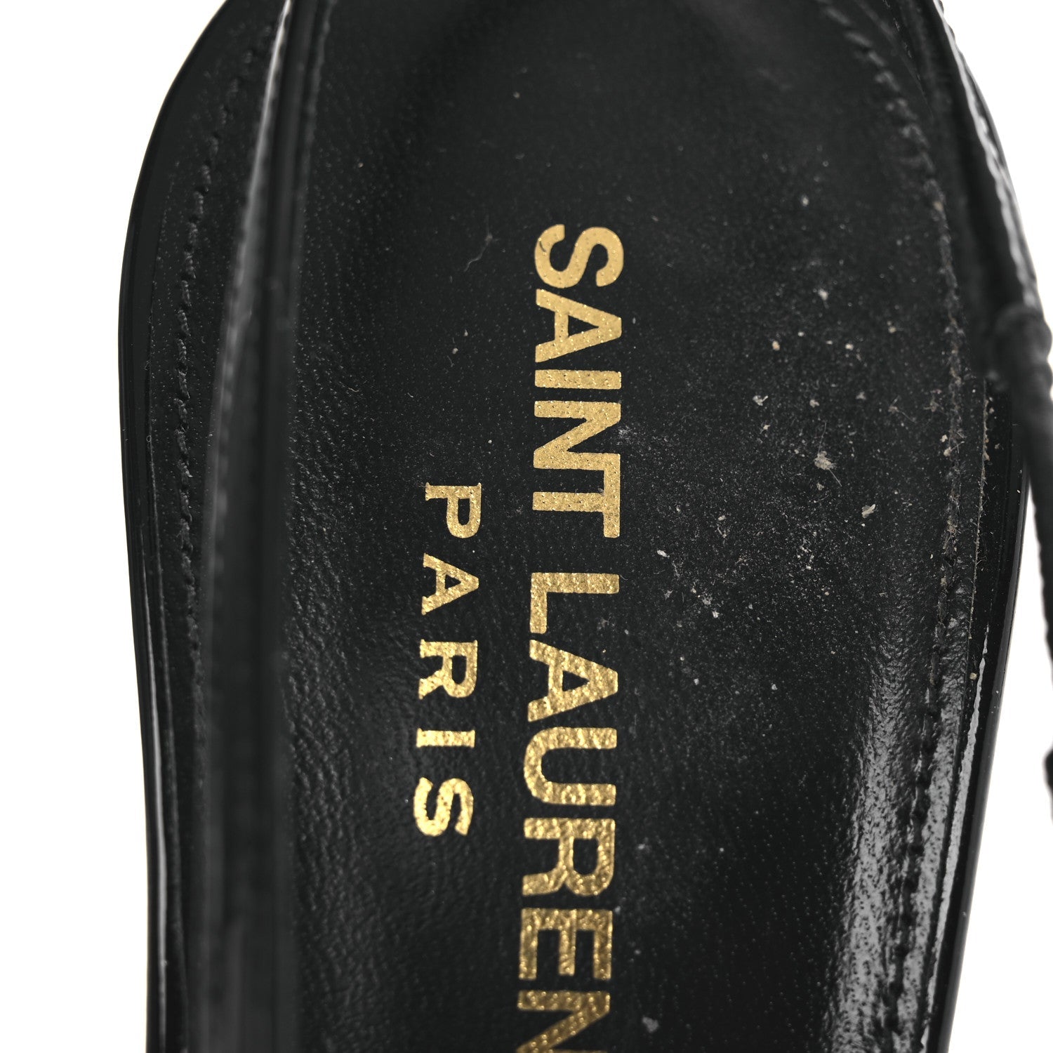 Vernice Grupy Madame 115mm Slingback Pumps 38 Black