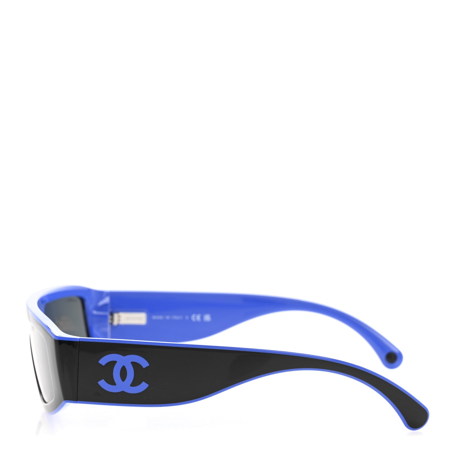 Acetate Cat Eye Sunglasses 6057 Black Blue
