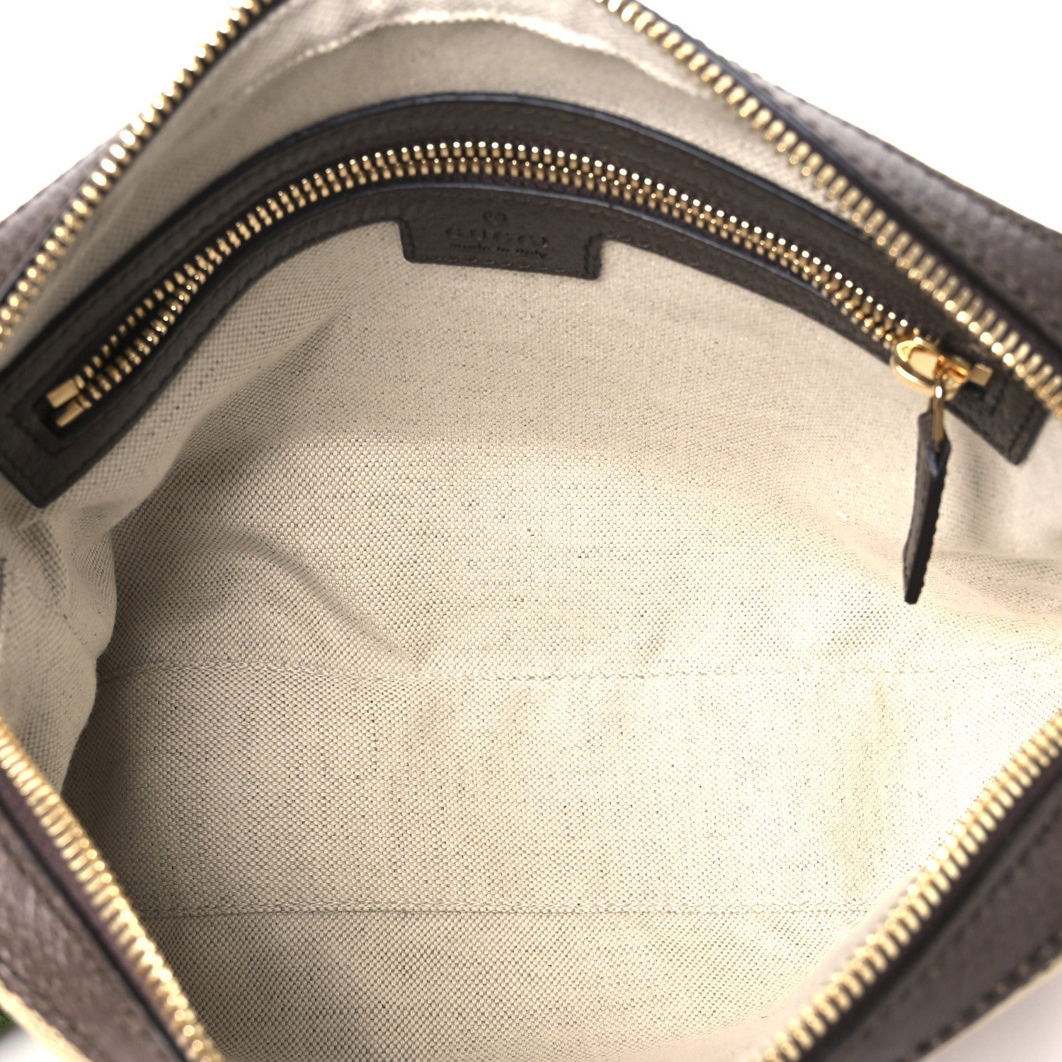 Monogram Jumbo GG Textured Dollar Calfskin Web Messenger Shoulder Bag Camel Ebony New Acero