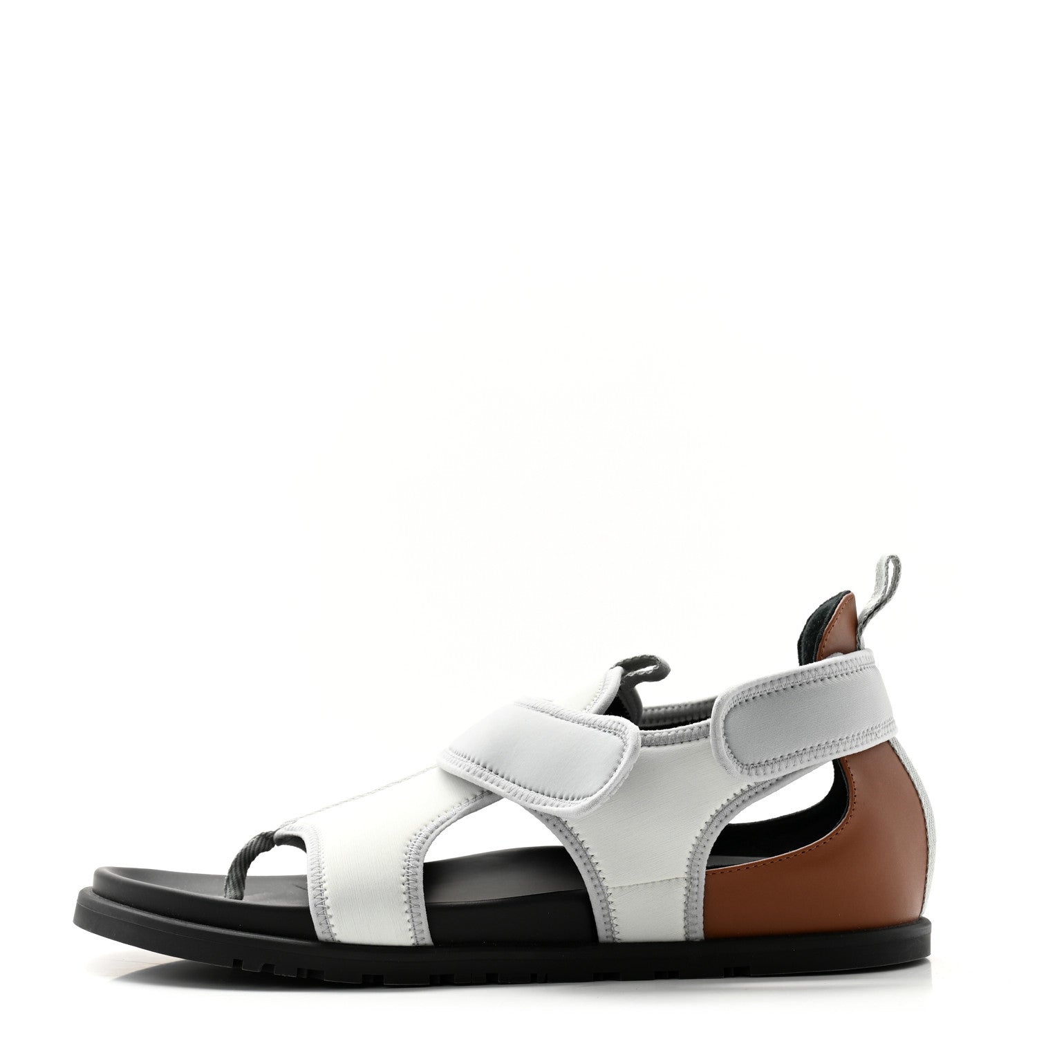 Neoprene Mens Giorno Sandals 42.5 Ivoire Pierre
