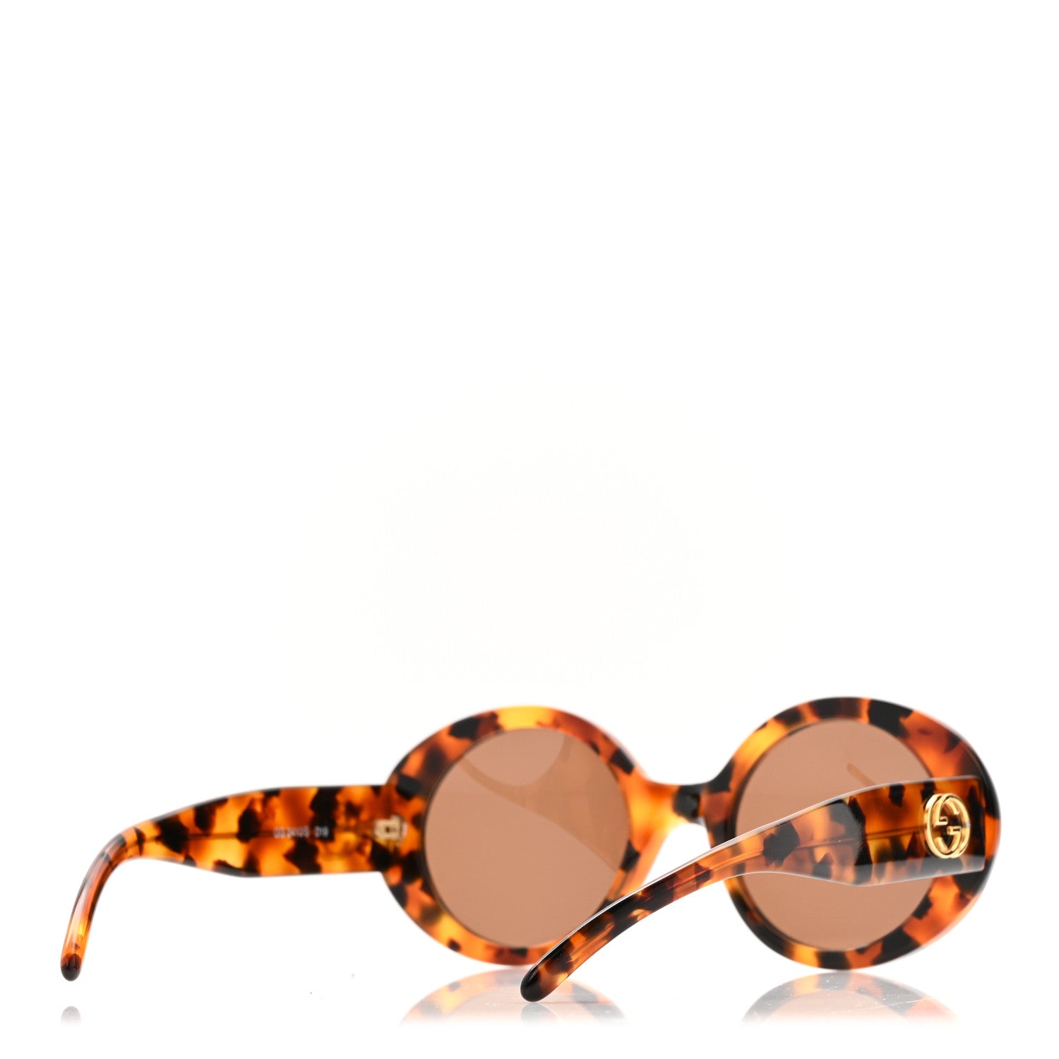 Acetate Round Sunglasses GG2410S Havana