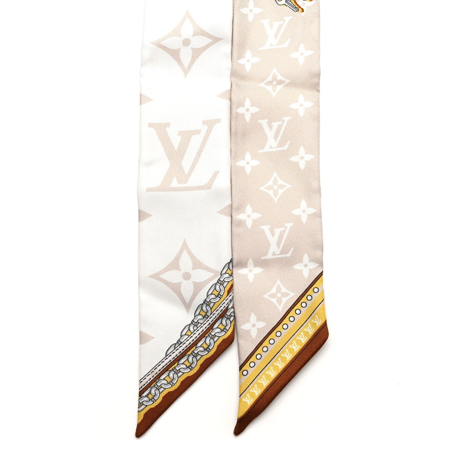 Silk Ultimate Monogram BB Bandeau Beige Clair