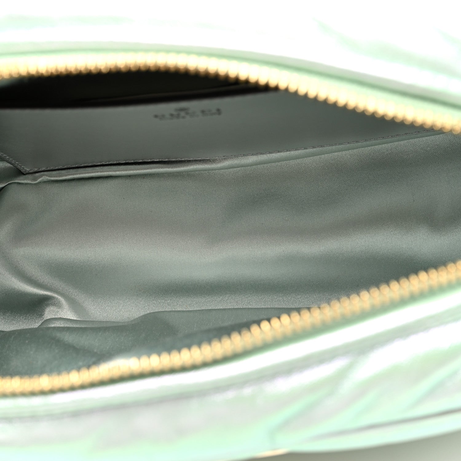 Iridescent Nappa Chevron Matelasse Small GG Marmont Chain Shoulder Bag Iridescent Salvy Green