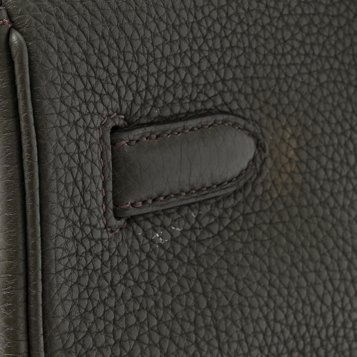 Taurillon Clemence Birkin 35 Vert De Gris