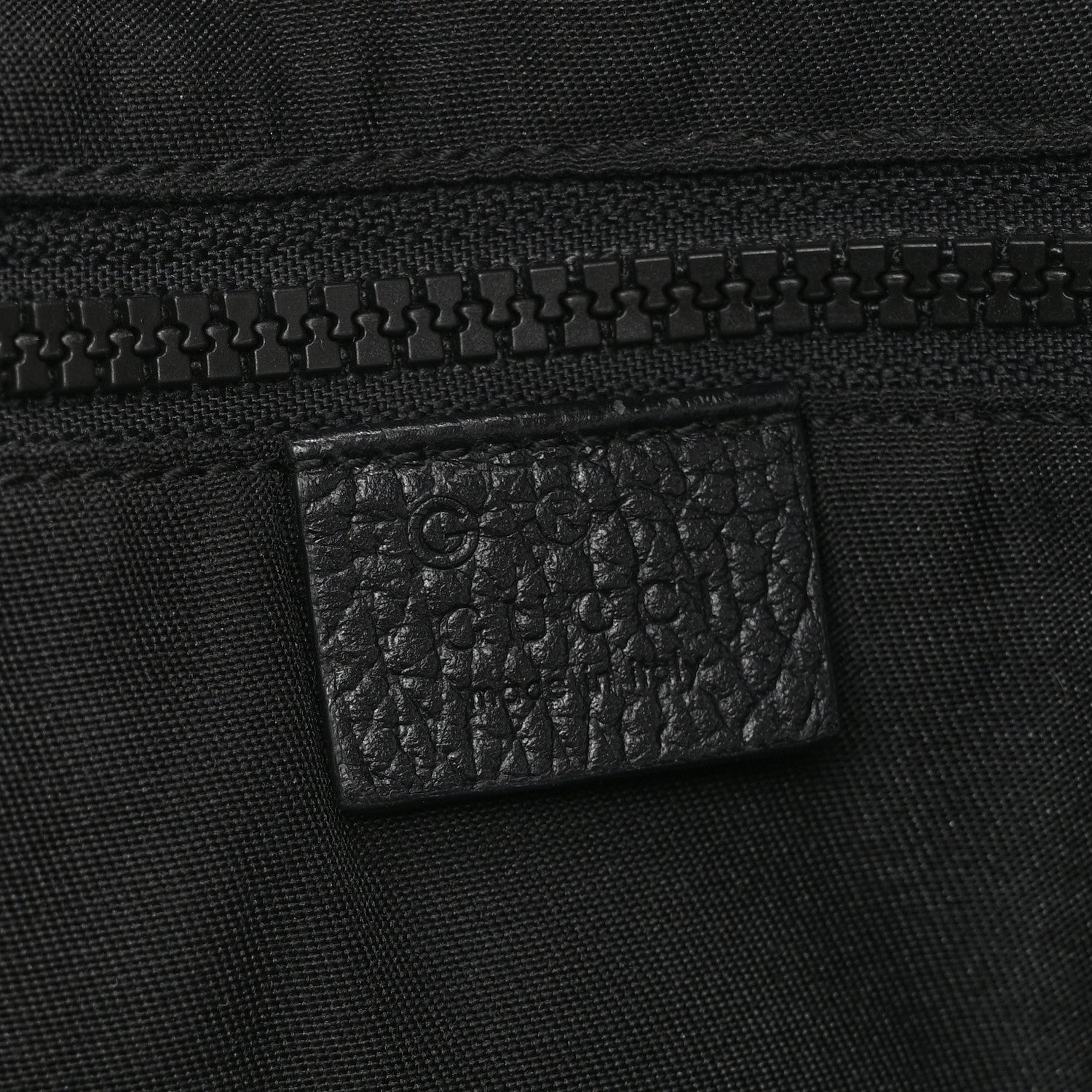 Nylon Monogram Small Flat Messenger Bag Black
