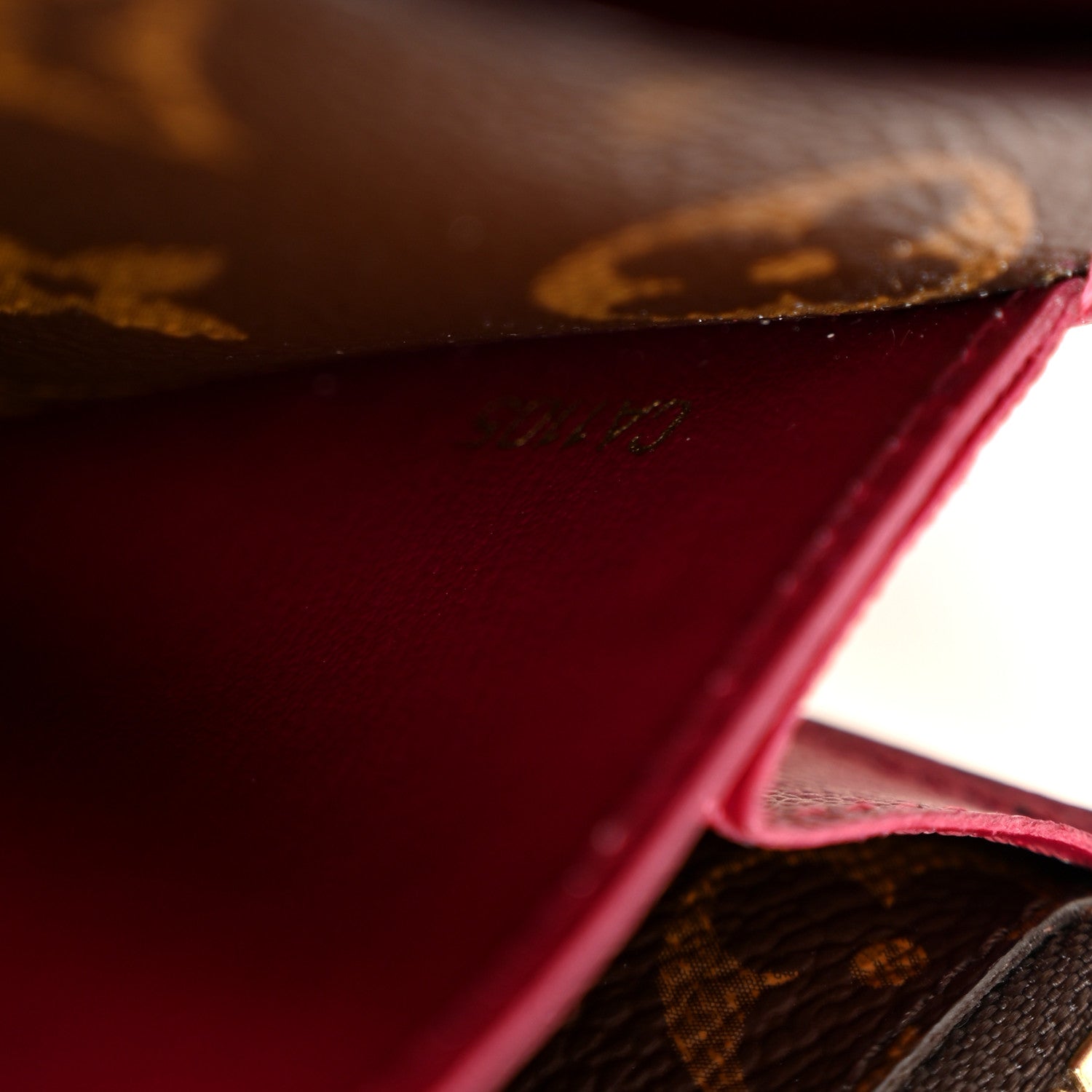 Monogram Emilie Wallet Fuchsia