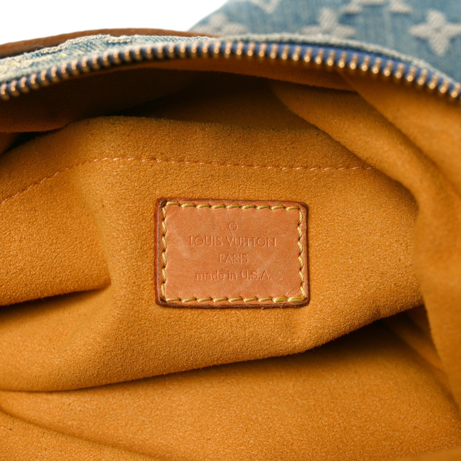 Denim Monogram Baggy GM Blue