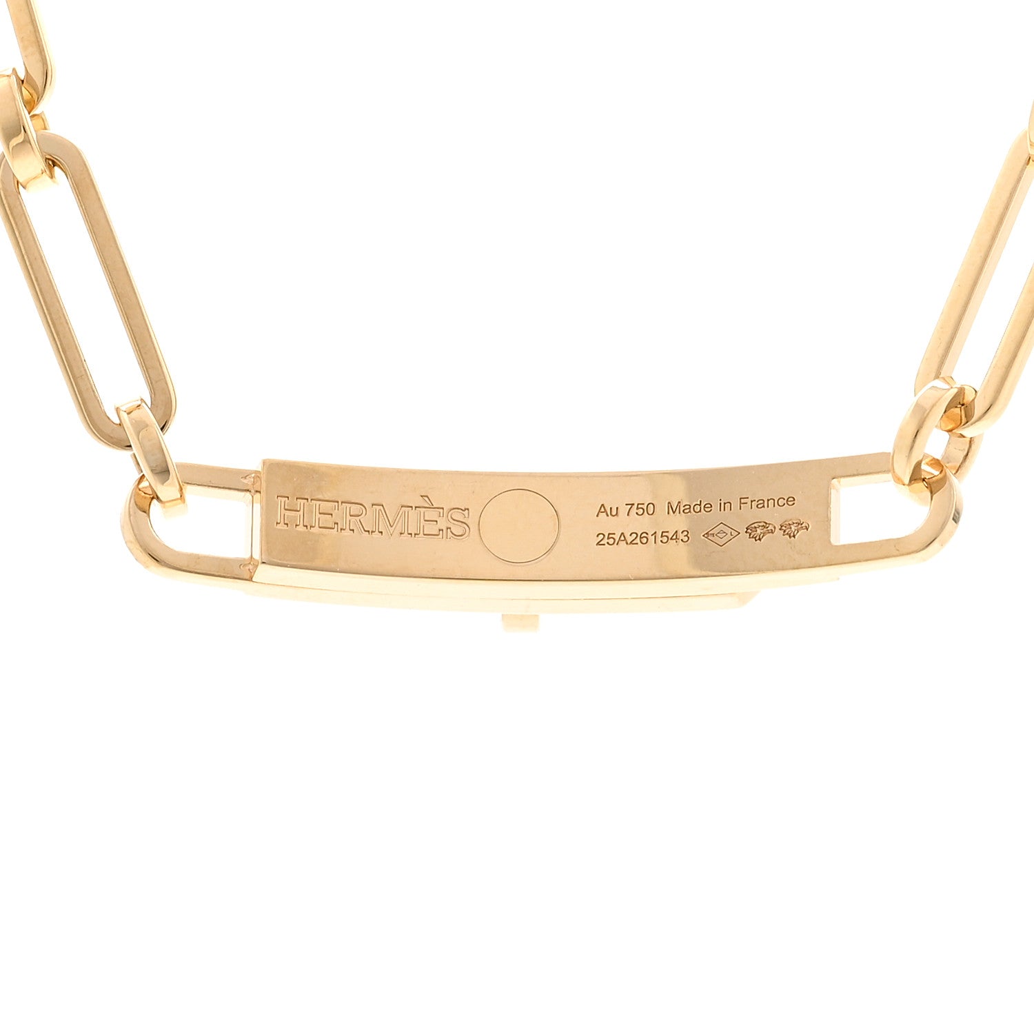 18K Yellow Gold Diamond Pave Kelly Chaine Choker Necklace