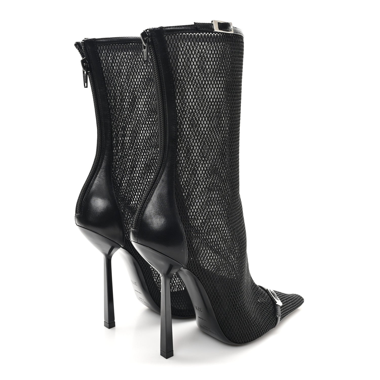 Elba Applique Tulle Aston 115 Boots 37.5 Black