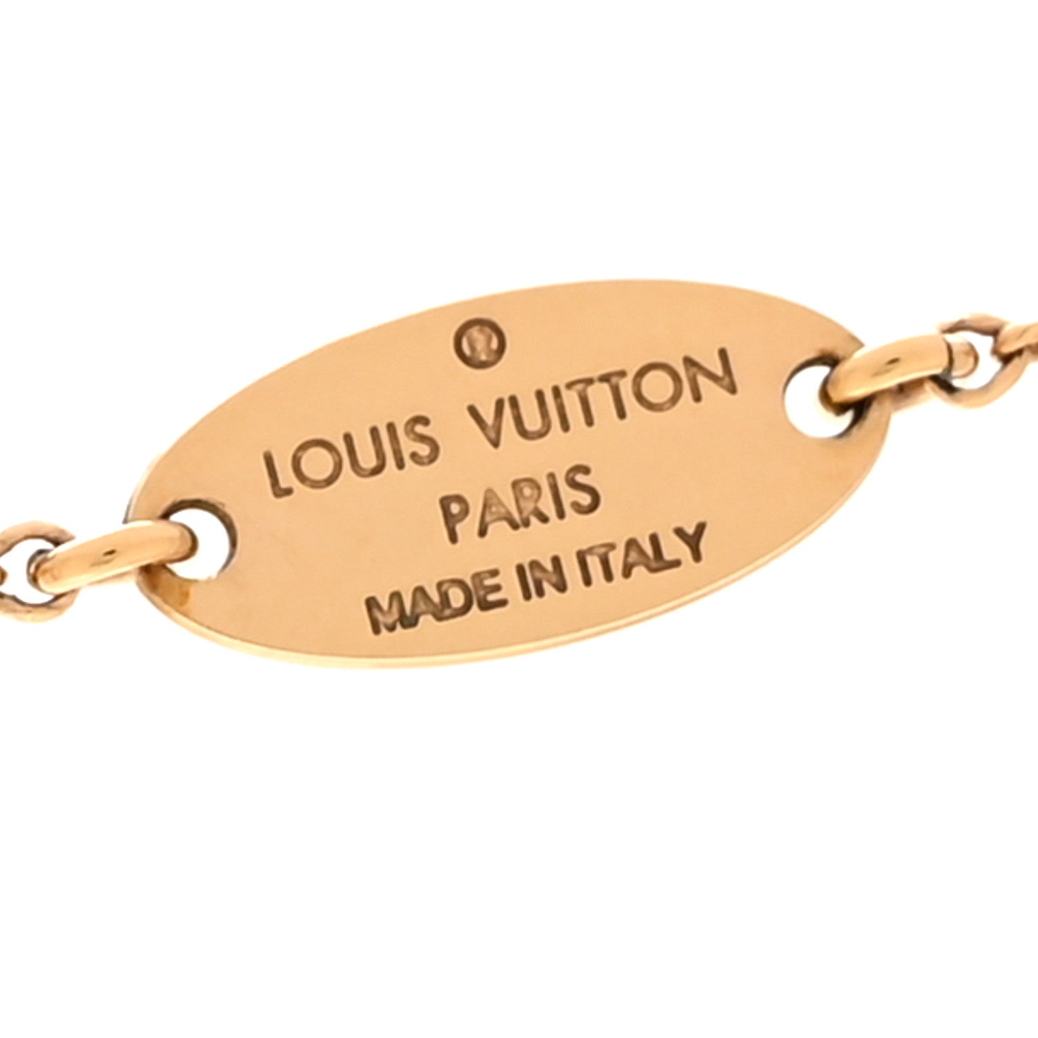 LV And Me Letter D Necklace Gold