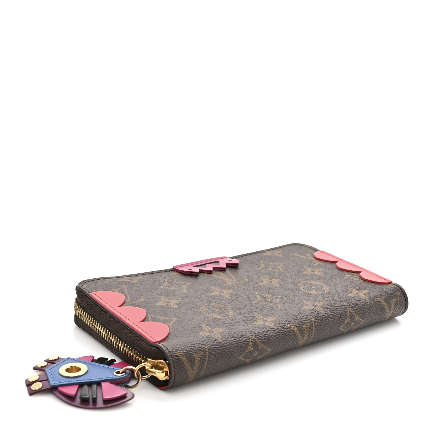 Monogram Totem Zippy Wallet Flamingo
