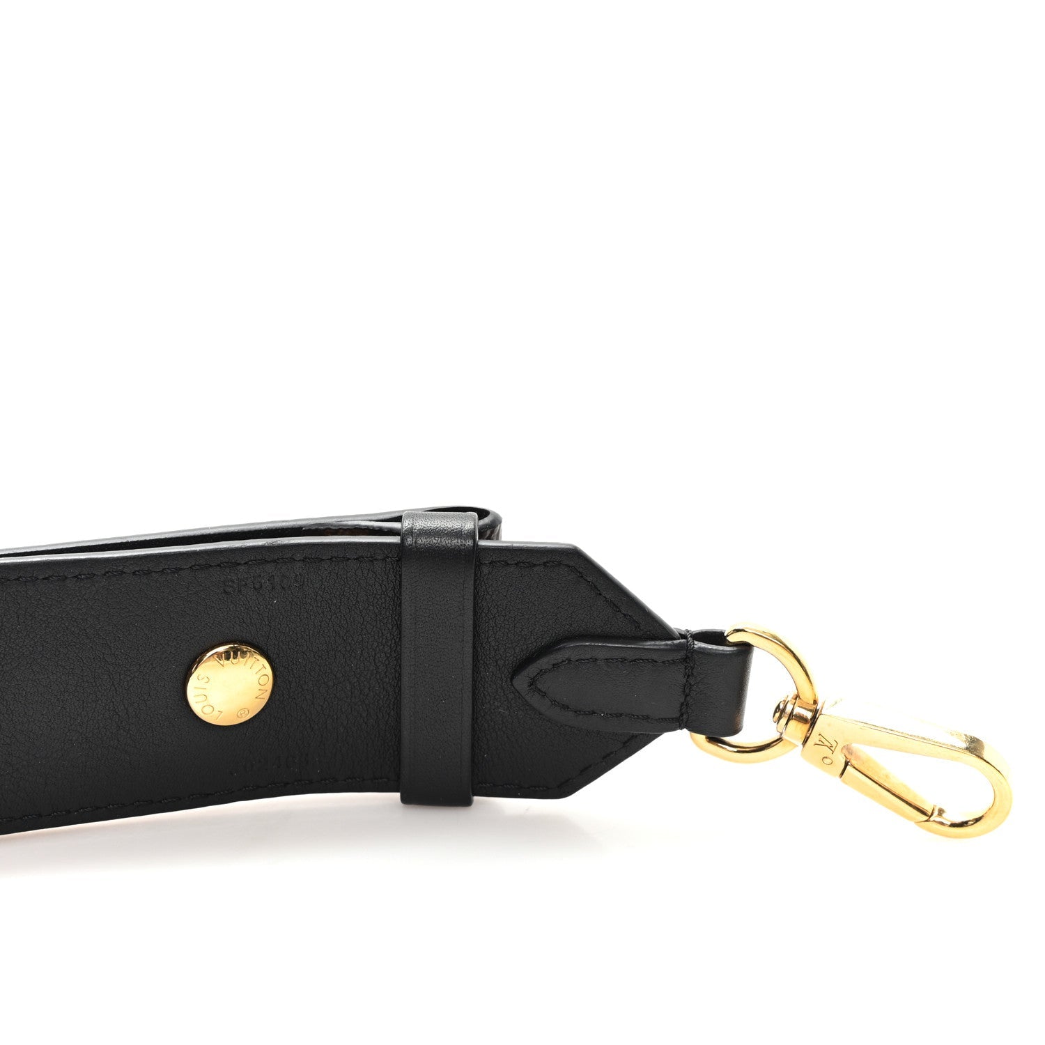 Monogram Adjustable Bandouliere Shoulder Strap Black