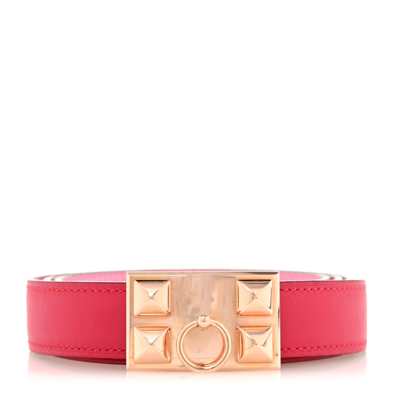 Epsom Swift 24mm Collier De Chien CDC Belt 90 36 Rose Confetti Rose Mexico