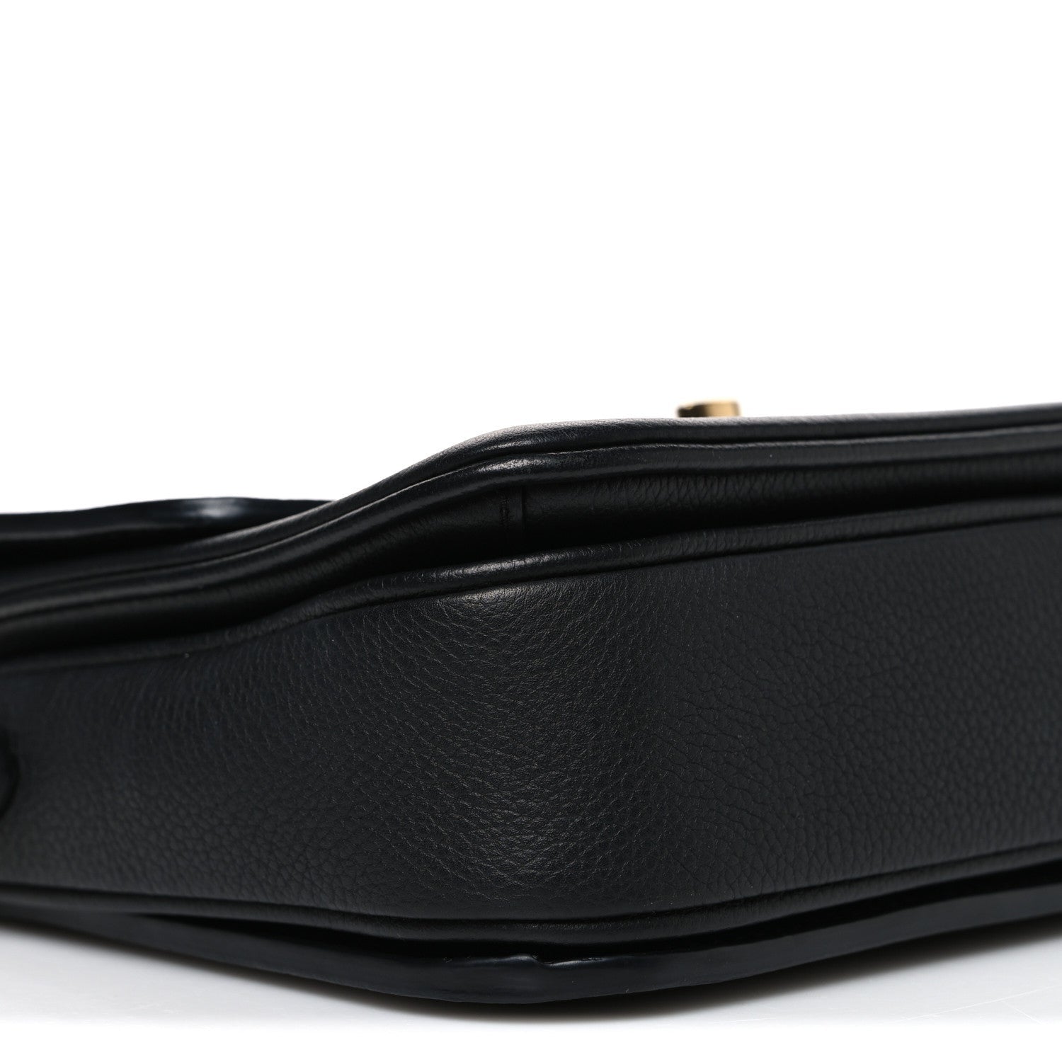 Grained Calfskin Lockme Oxford Black