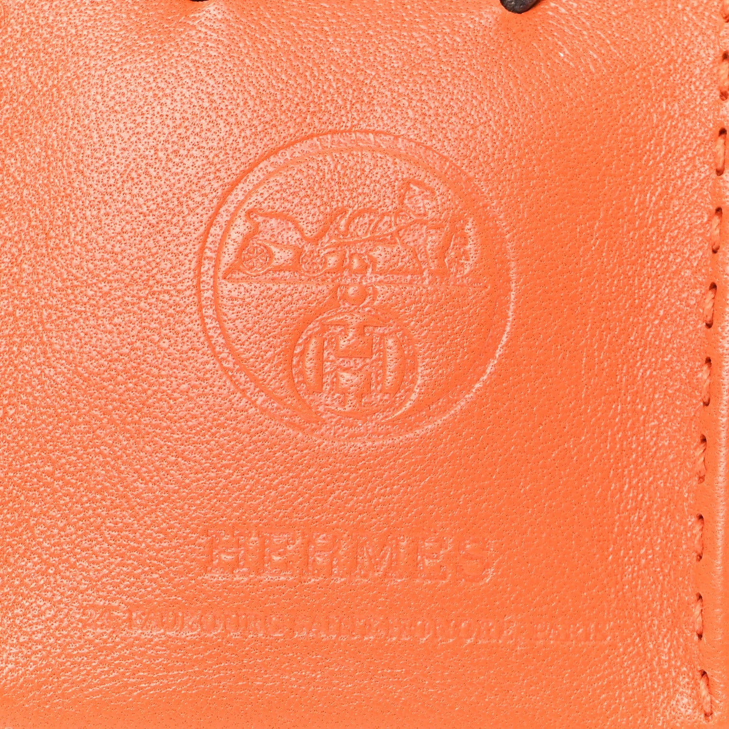 Milo Lambskin Swift Shopping Bag Charm Feu Gold