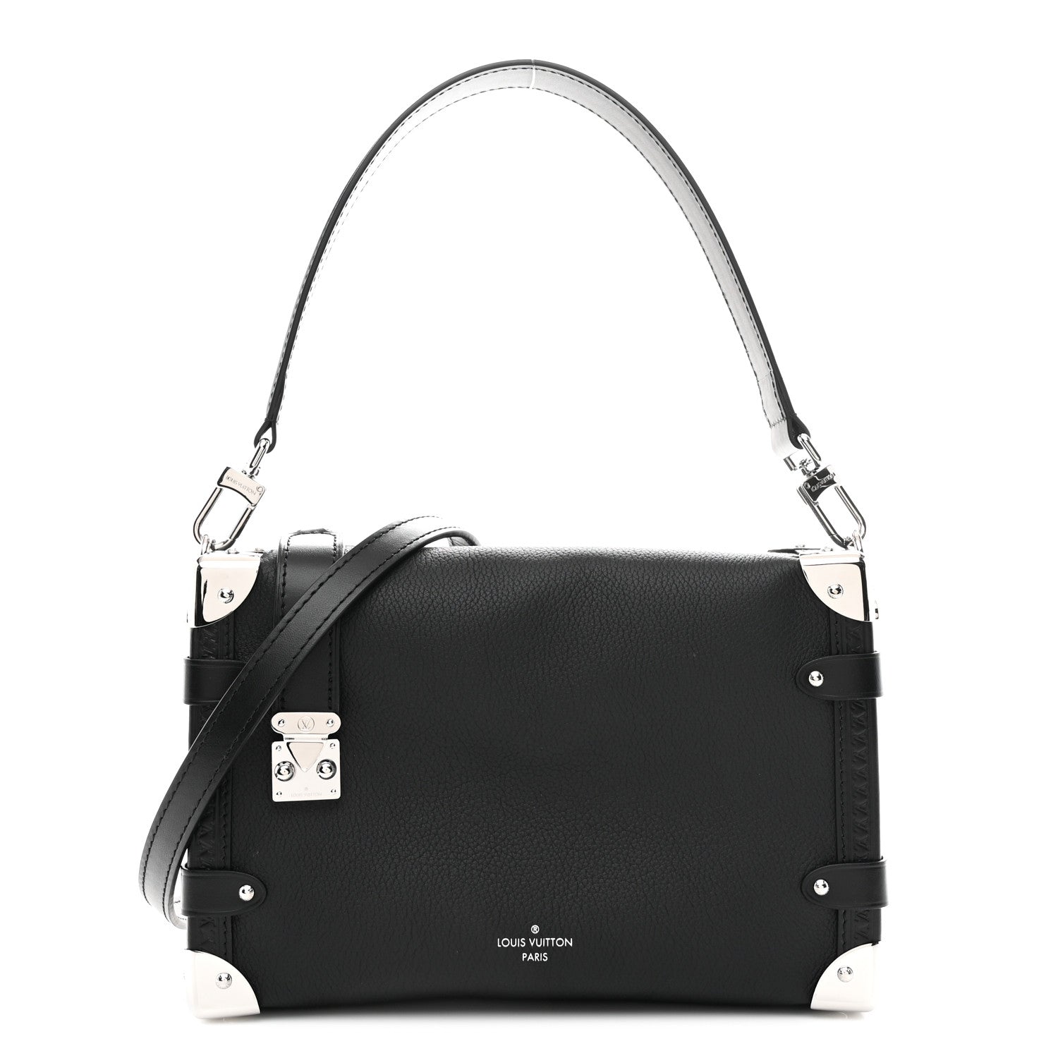 Calfskin Side Trunk MM Black