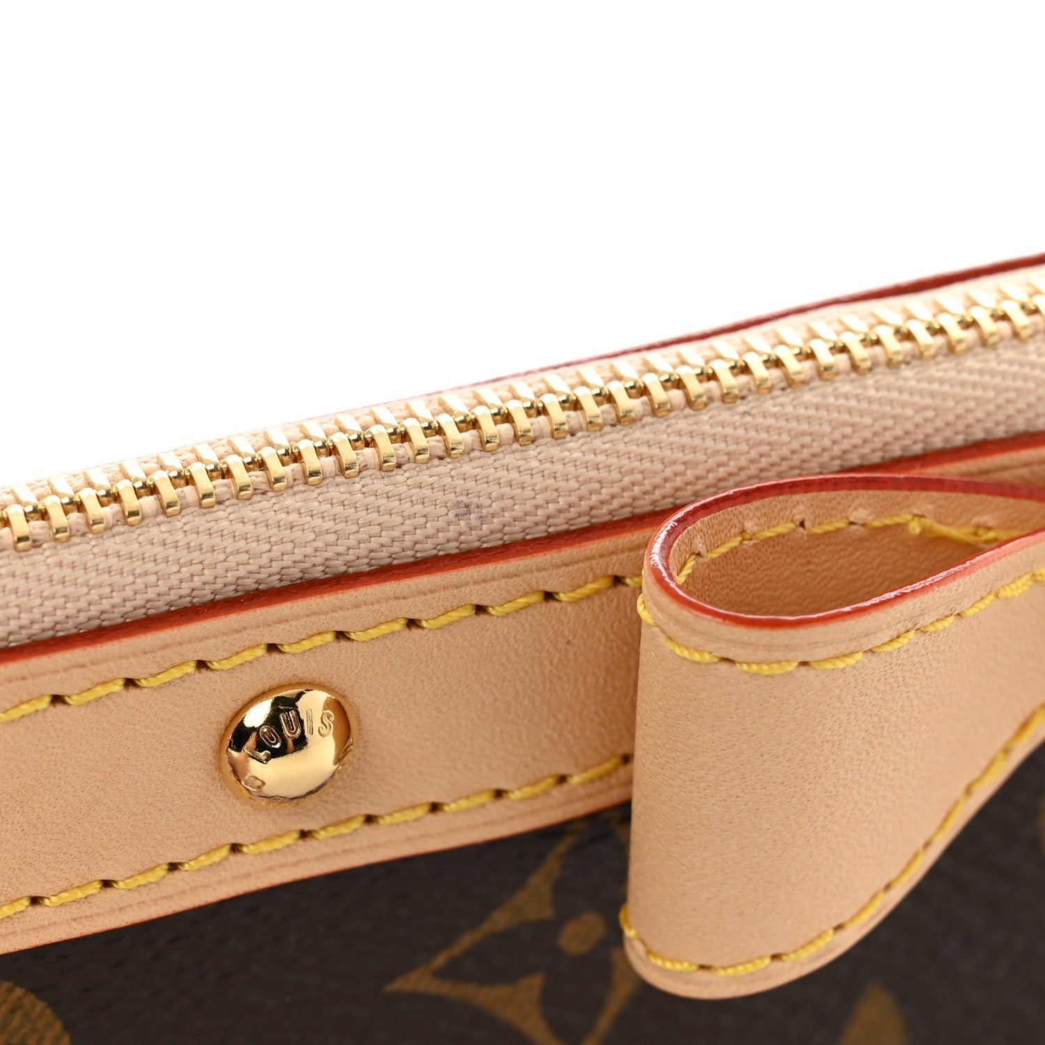 LV X TM Monogram Pochette Accessories Sakura Brown