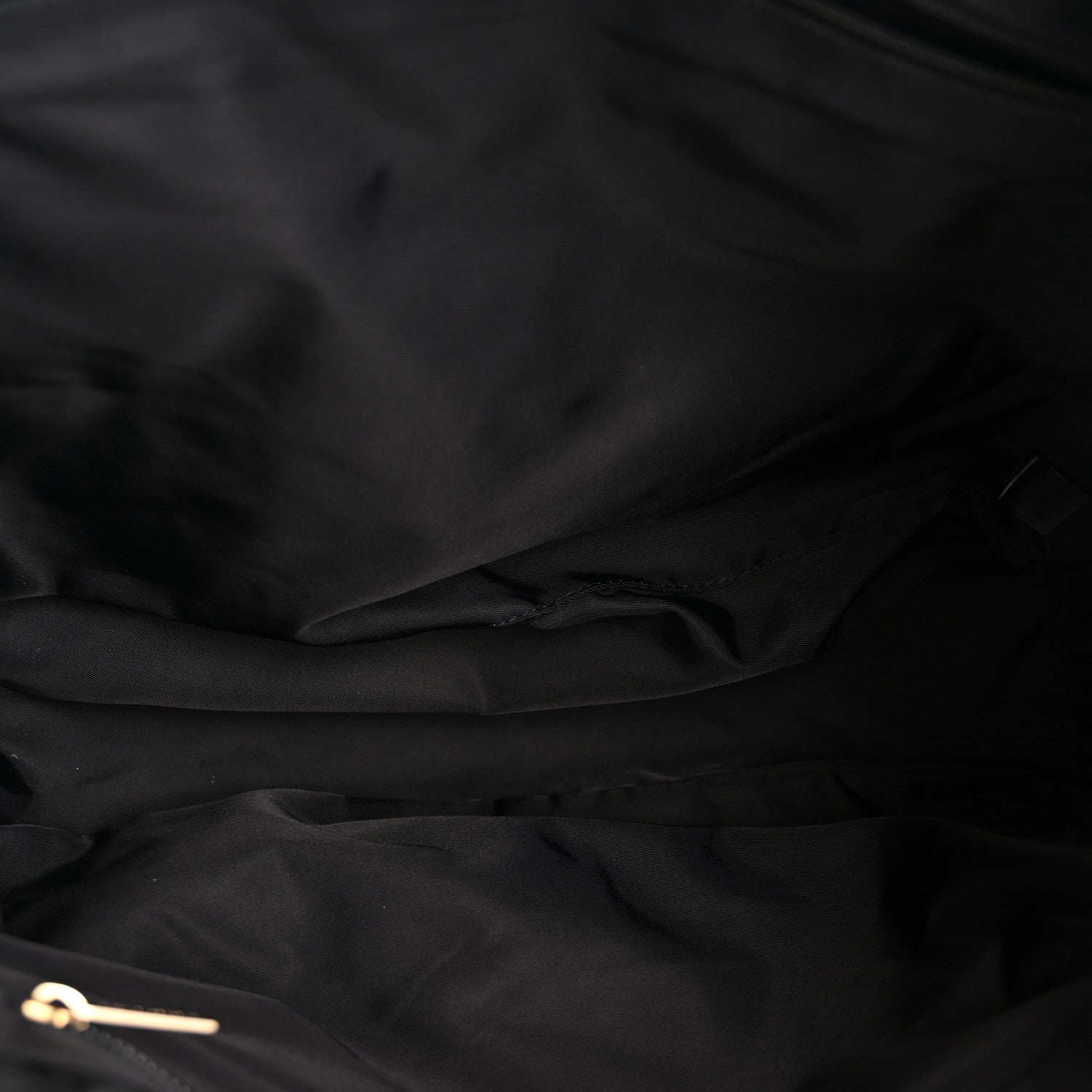 Nylon Large Travel Tote Black