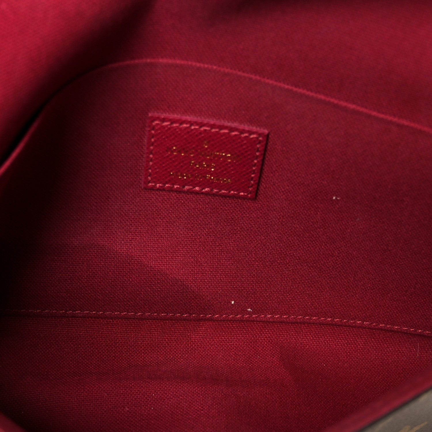 Monogram Pochette Felicie Chain Wallet Fuchsia
