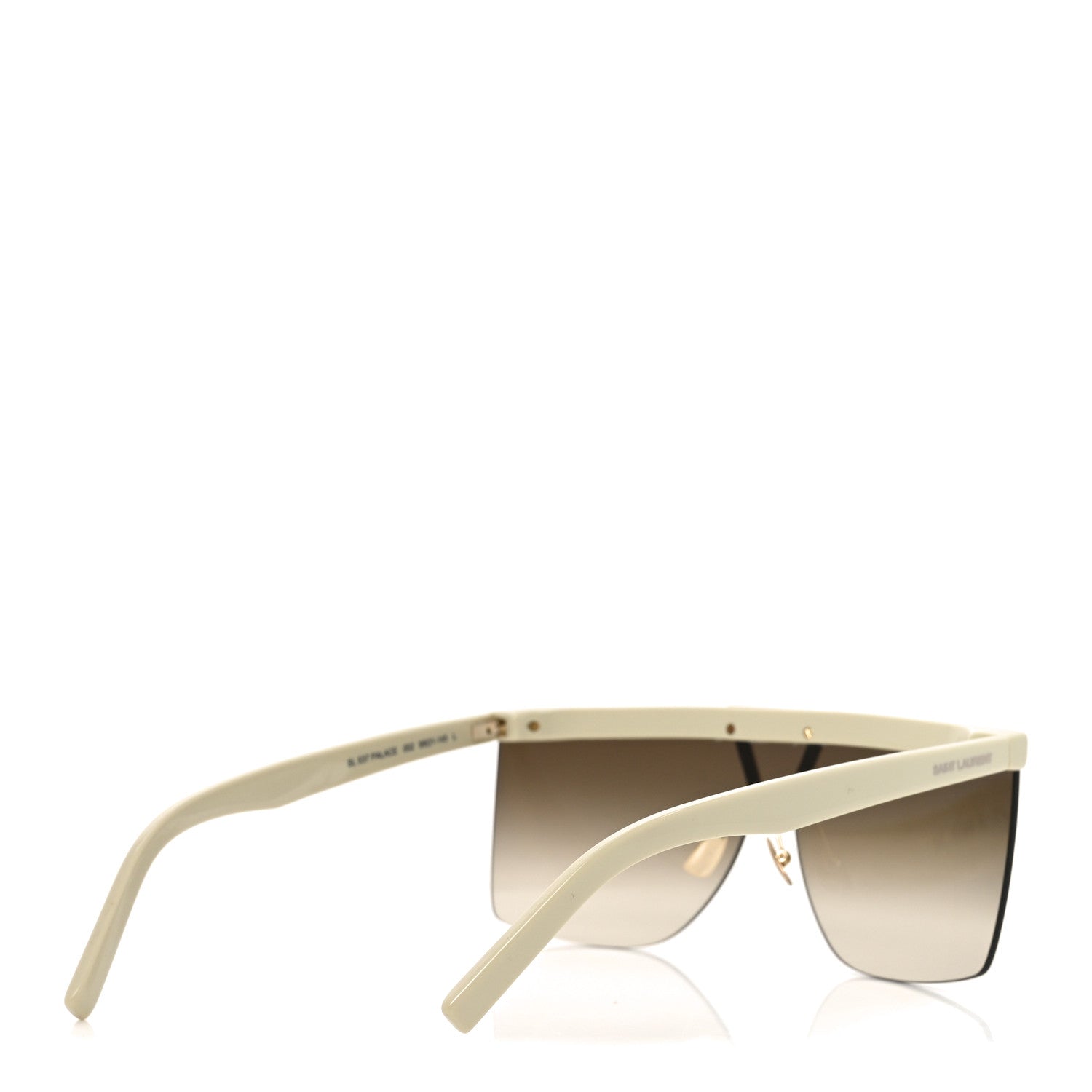 Acetate Palace Mask Sunglasses SL 537 White