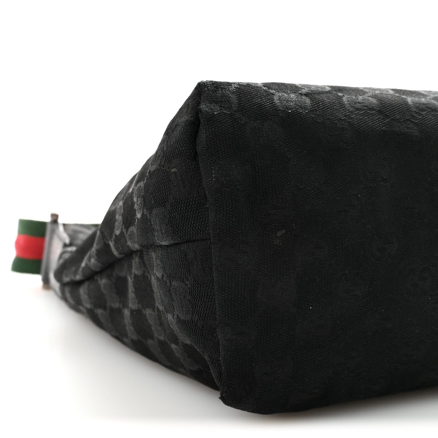Monogram Web Medium Flat Messenger Bag Black