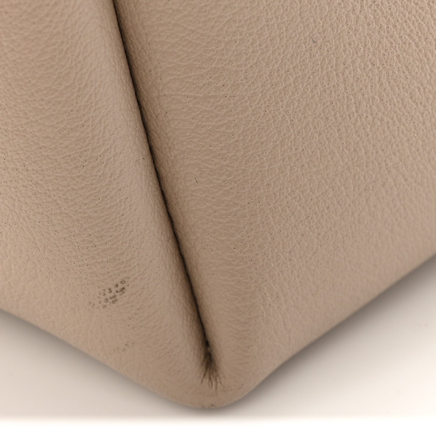 Calfskin Large Shopping Tote Dark Beige