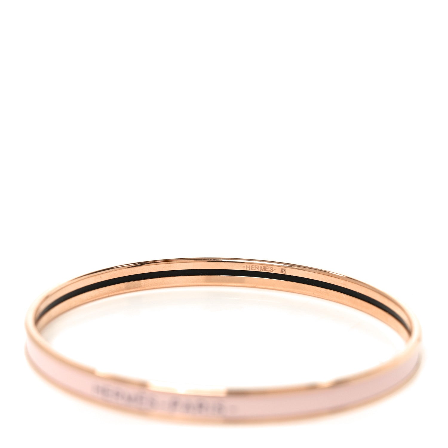 Enamel Uni Bangle 65 Rose Candeur