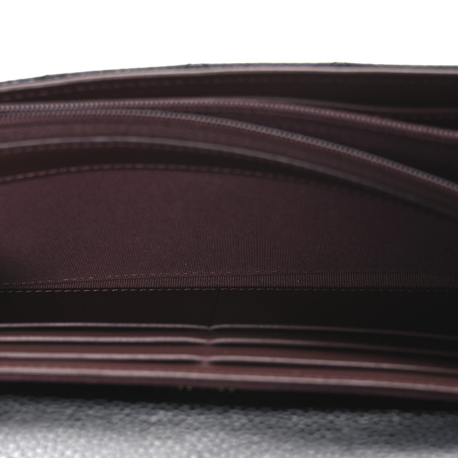 Caviar Quilted Large Gusset Flap Wallet Black