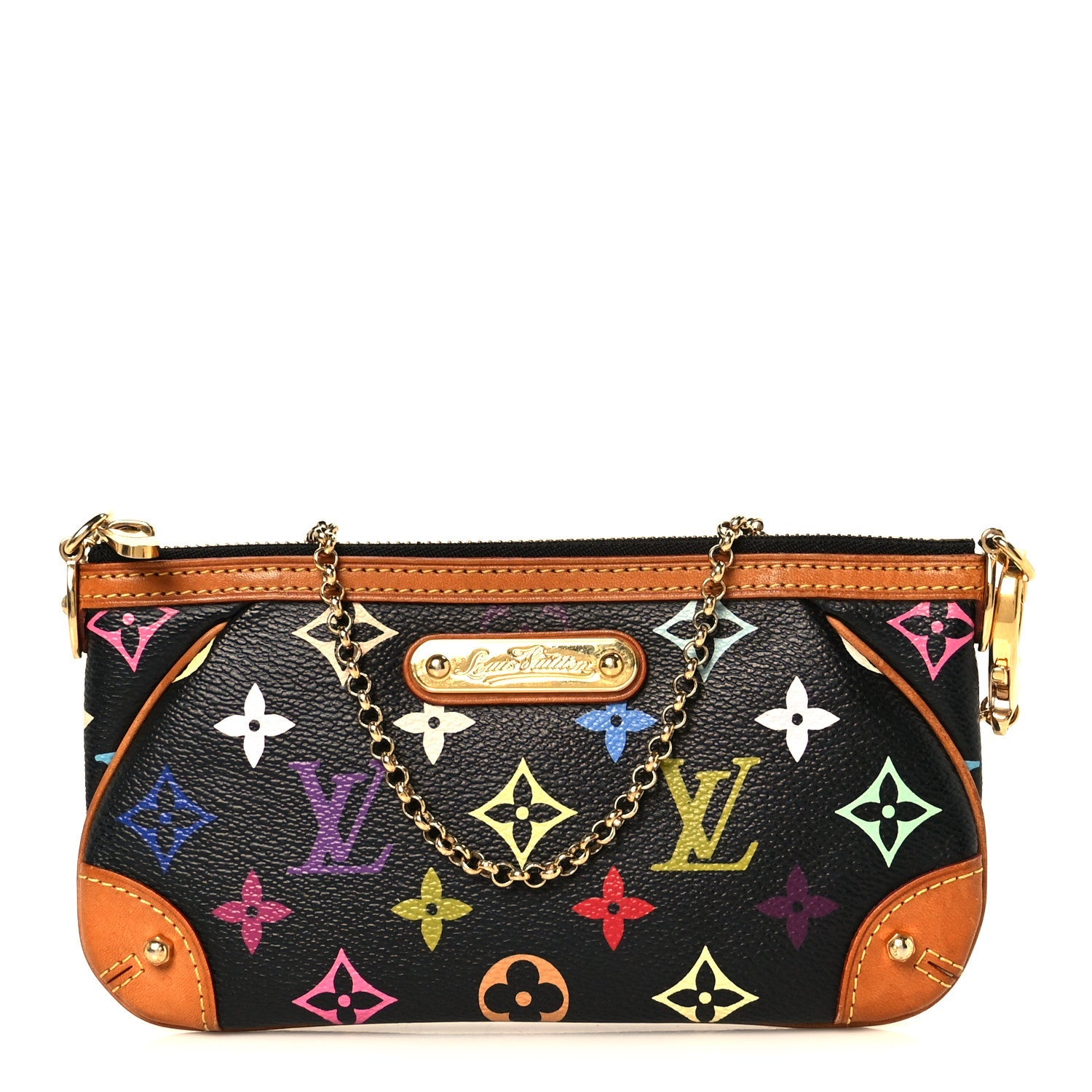 Monogram Multicolor Pochette Milla MM Black