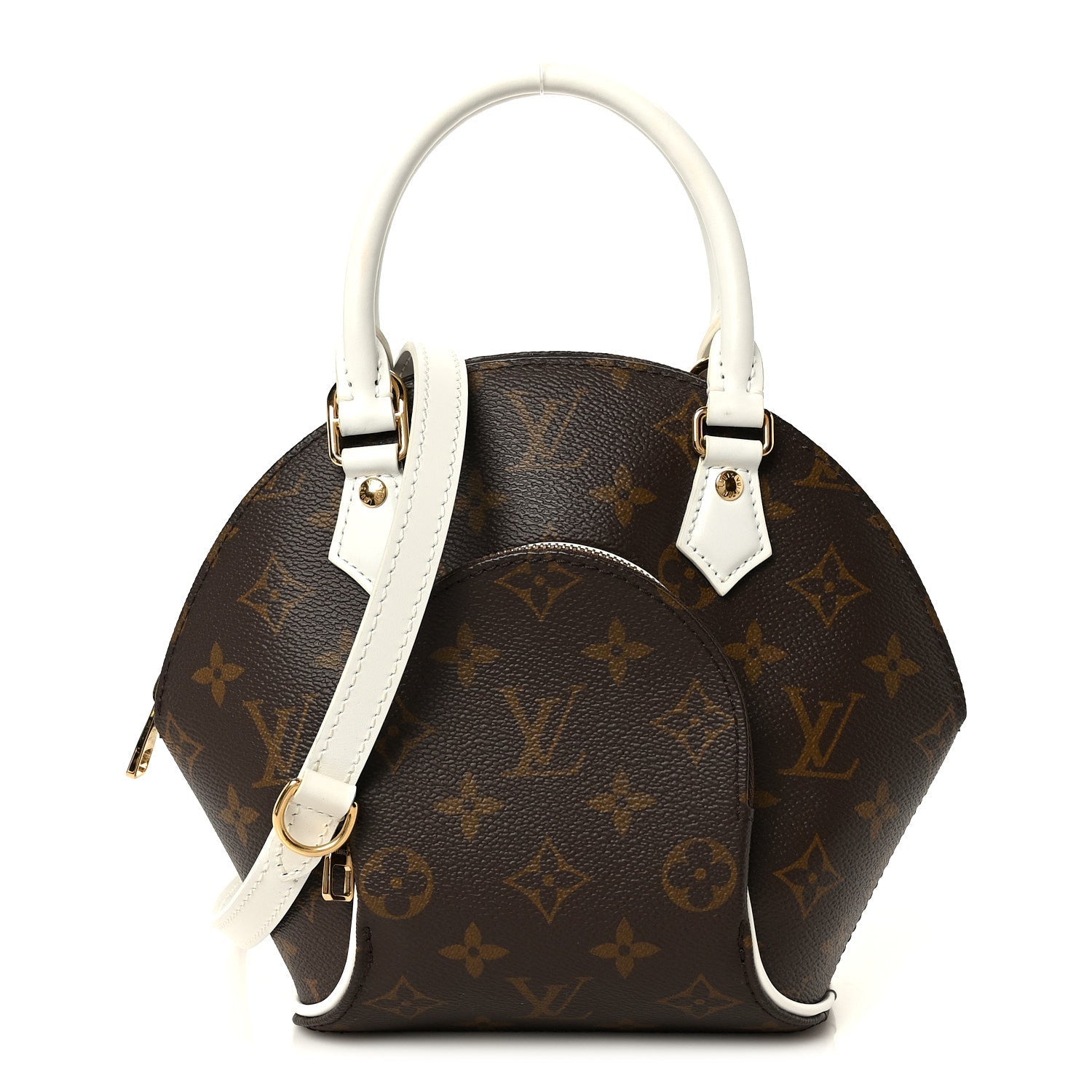 Monogram LV Match Ellipse BB White
